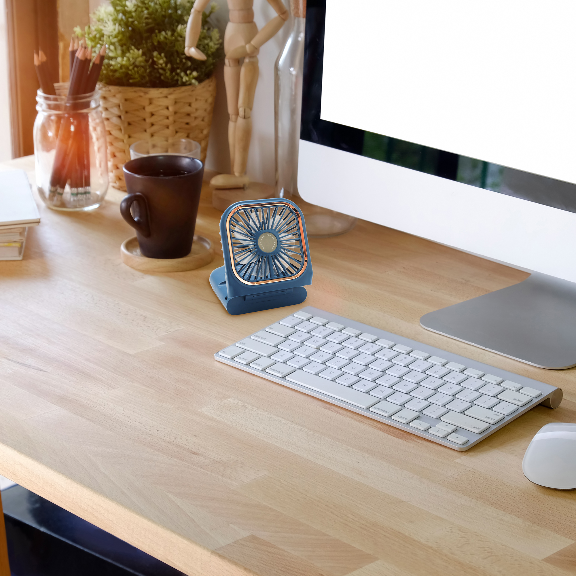 Folding Neck Fan With Phone Stand - Image 14