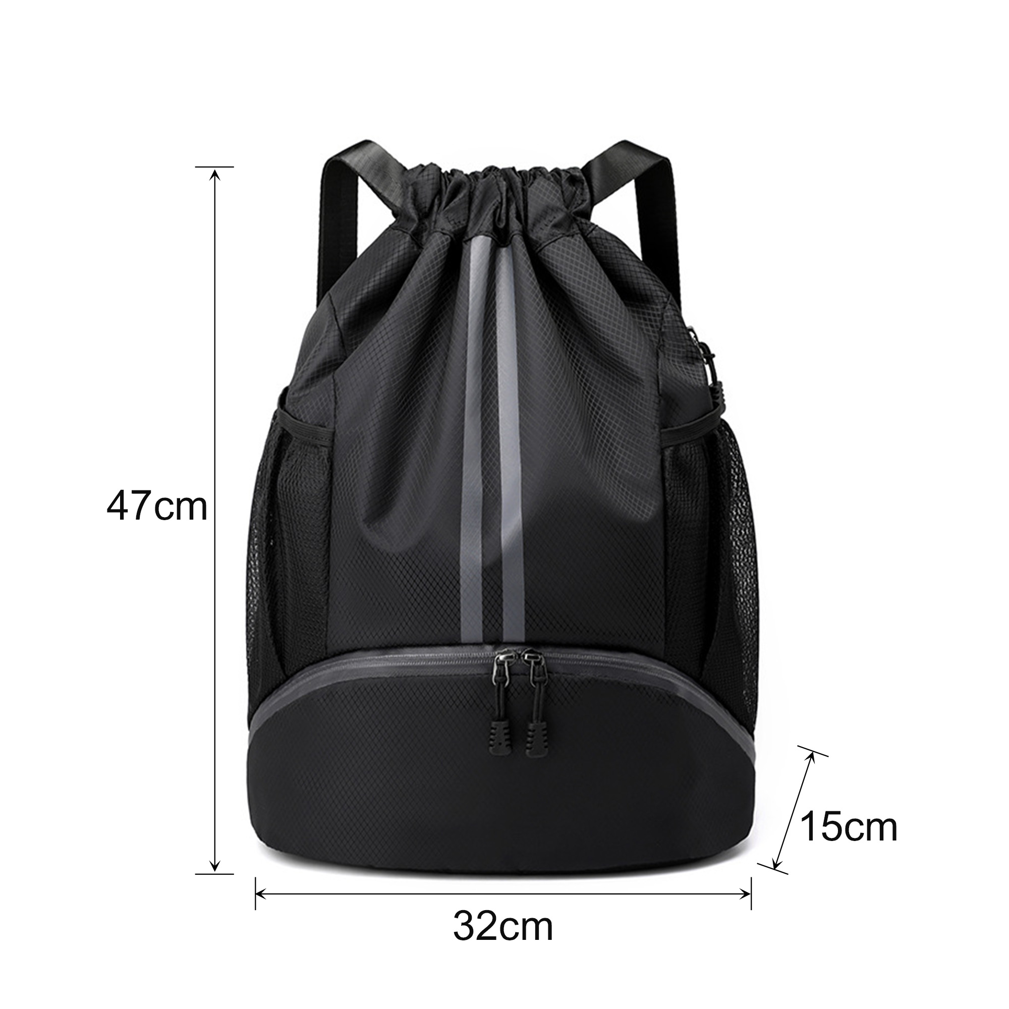 Wet And Dry Separation Drawstring Backpack - Image 9