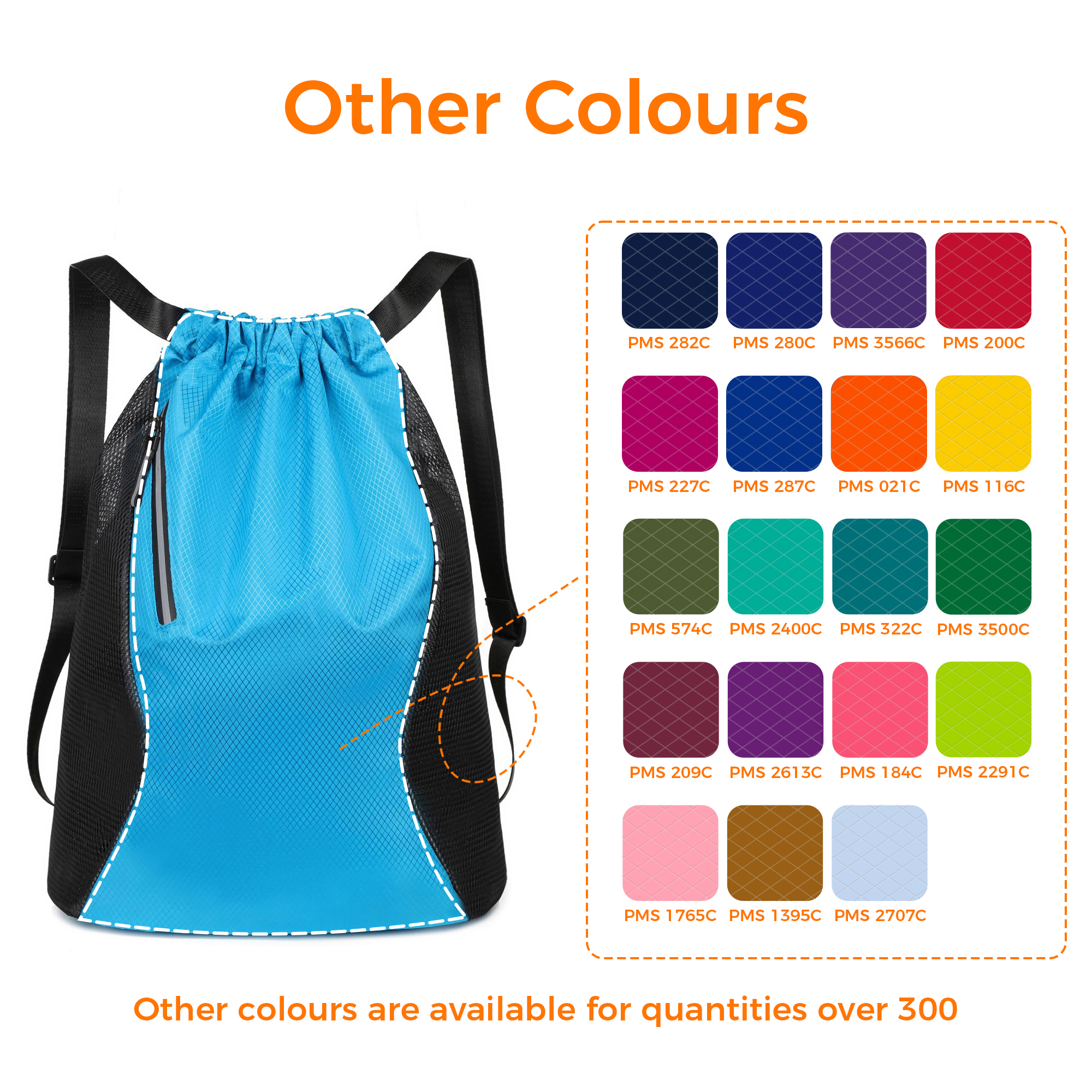 Sports Drawstring Backpack - Image 8