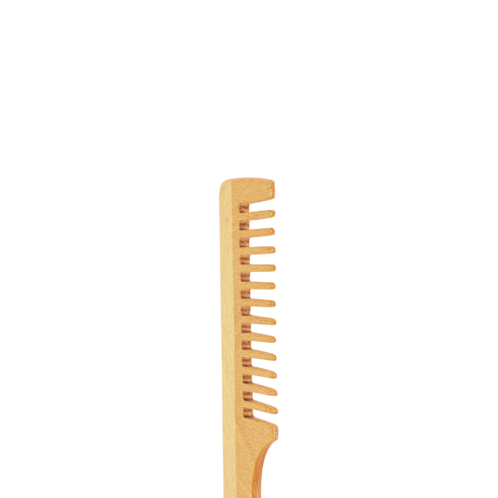 Wide-Tooth Beech Wood Comb - Image 3