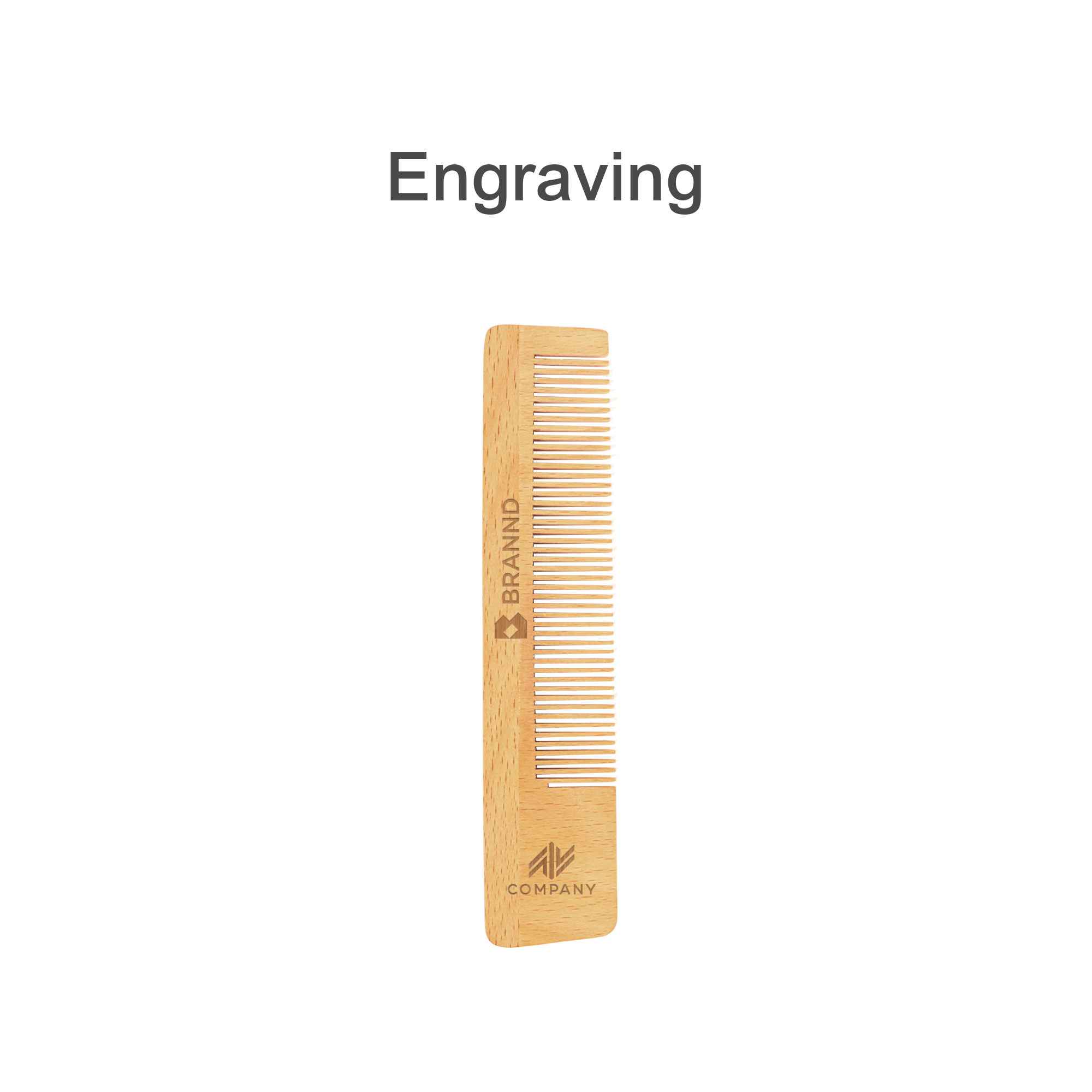 Short-Handled Beech Wood Comb - Image 3