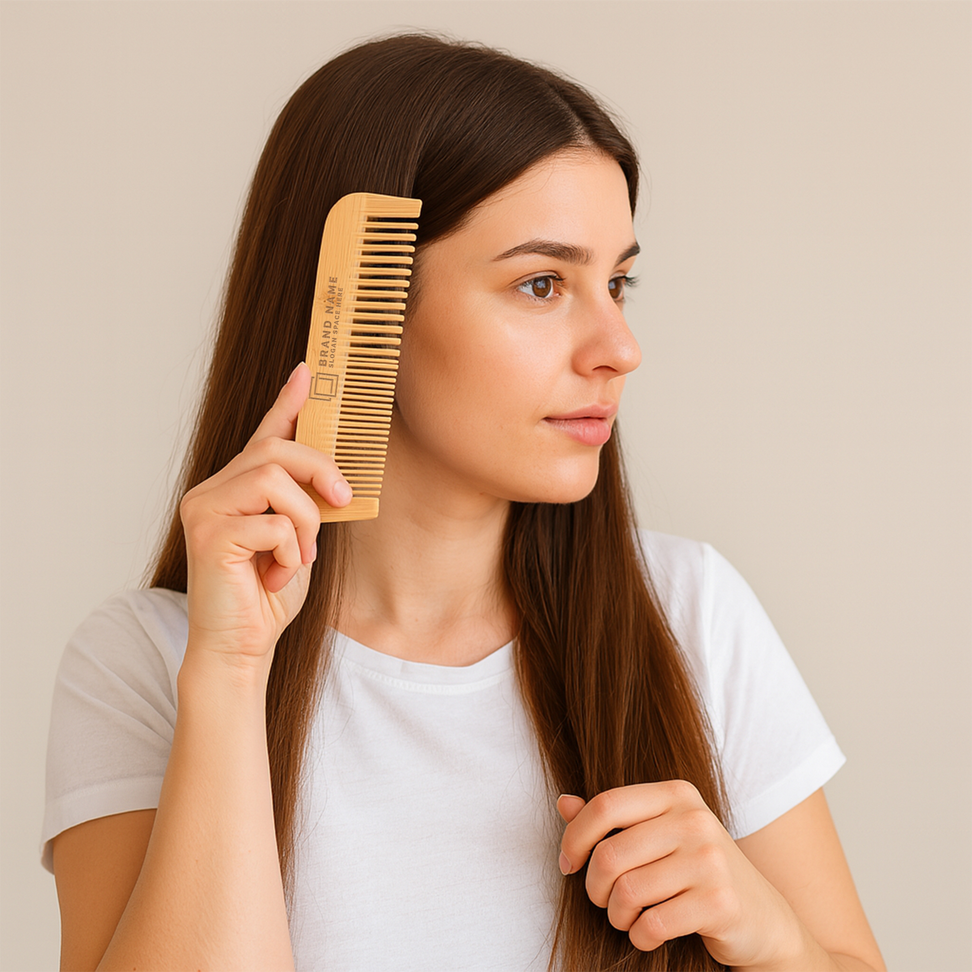 Mixed-Tooth Bamboo Comb - Image 5