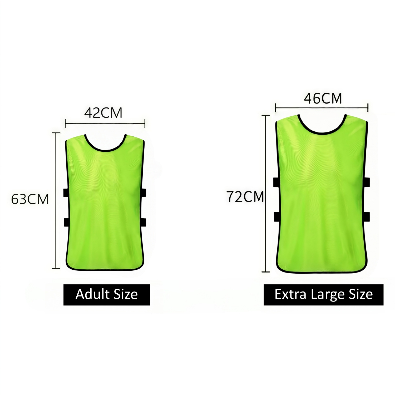 100% Polyester Mercerized Sublimated Training Bib With Strap - Image 6