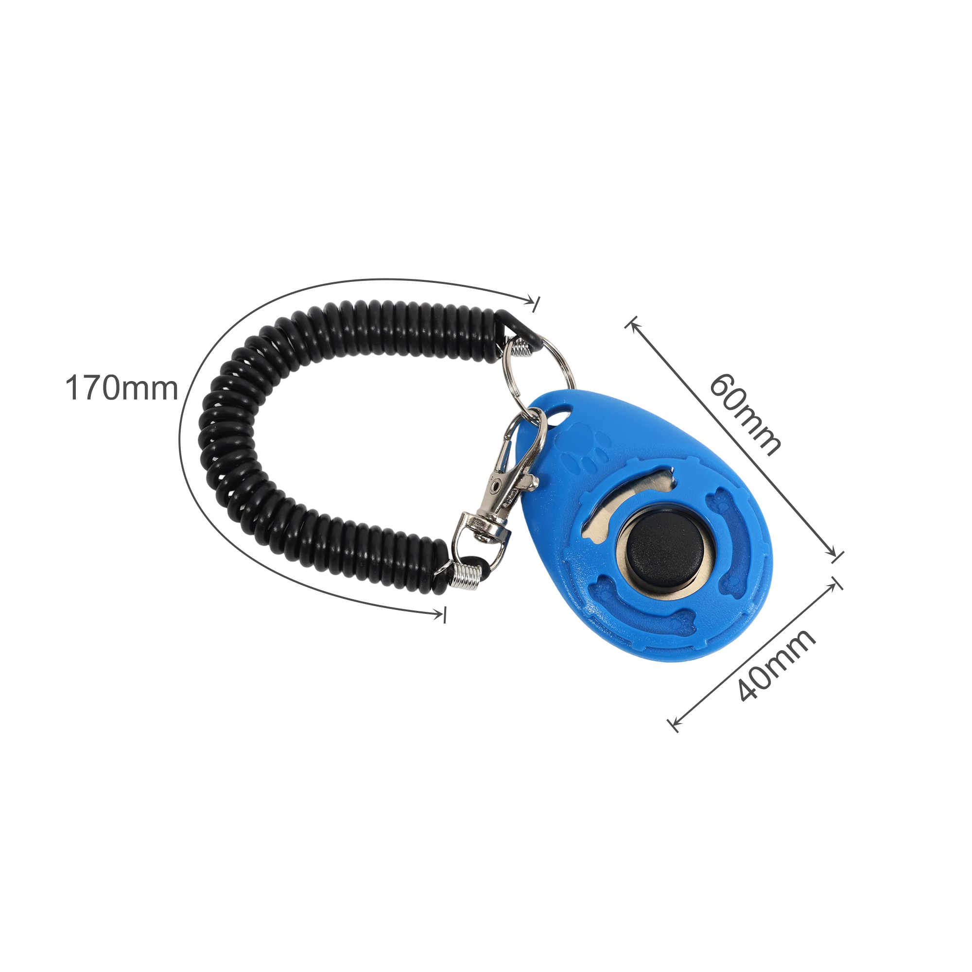 Pet Training Clicker with Coiled Lanyard - Image 8