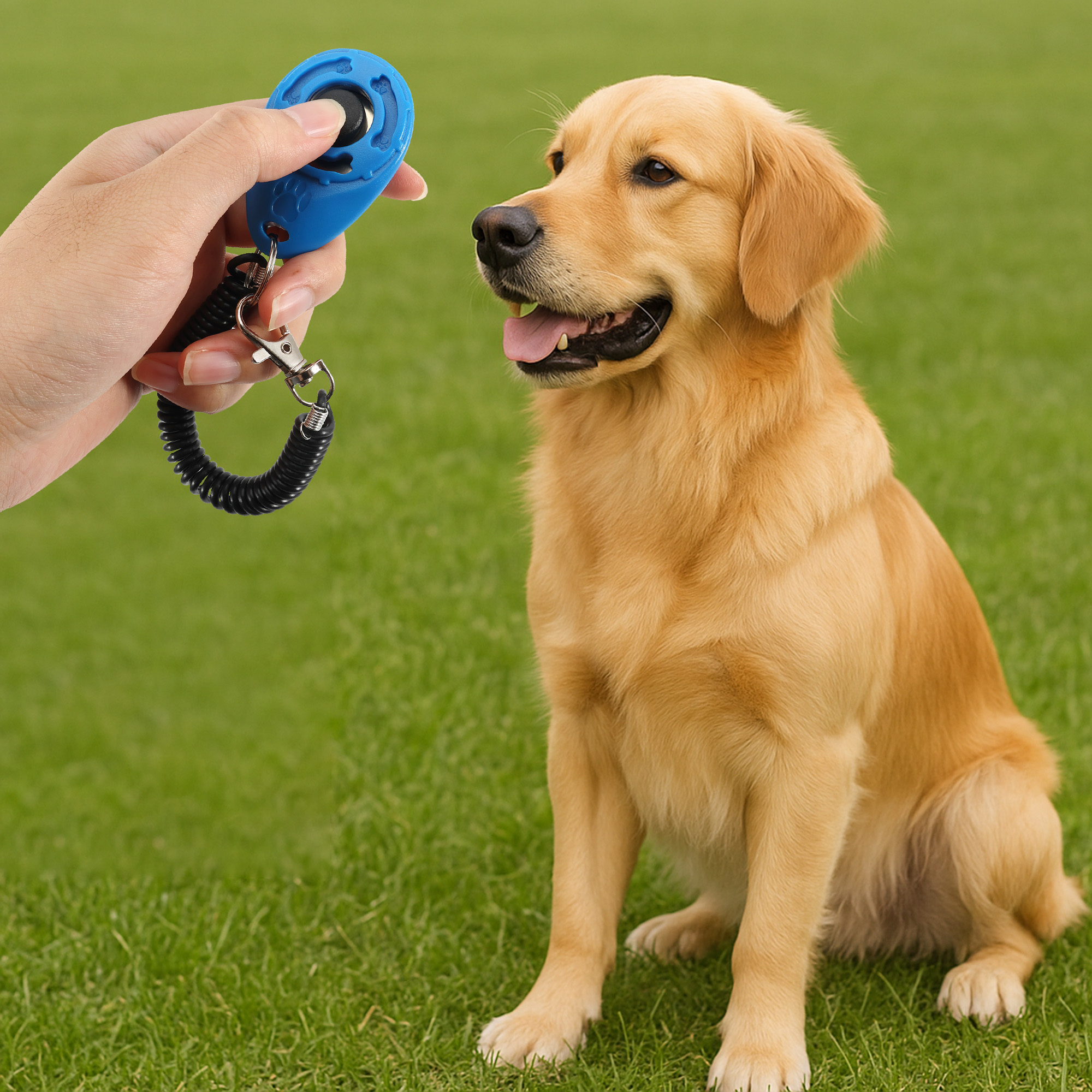 Pet Training Clicker with Coiled Lanyard - Image 11