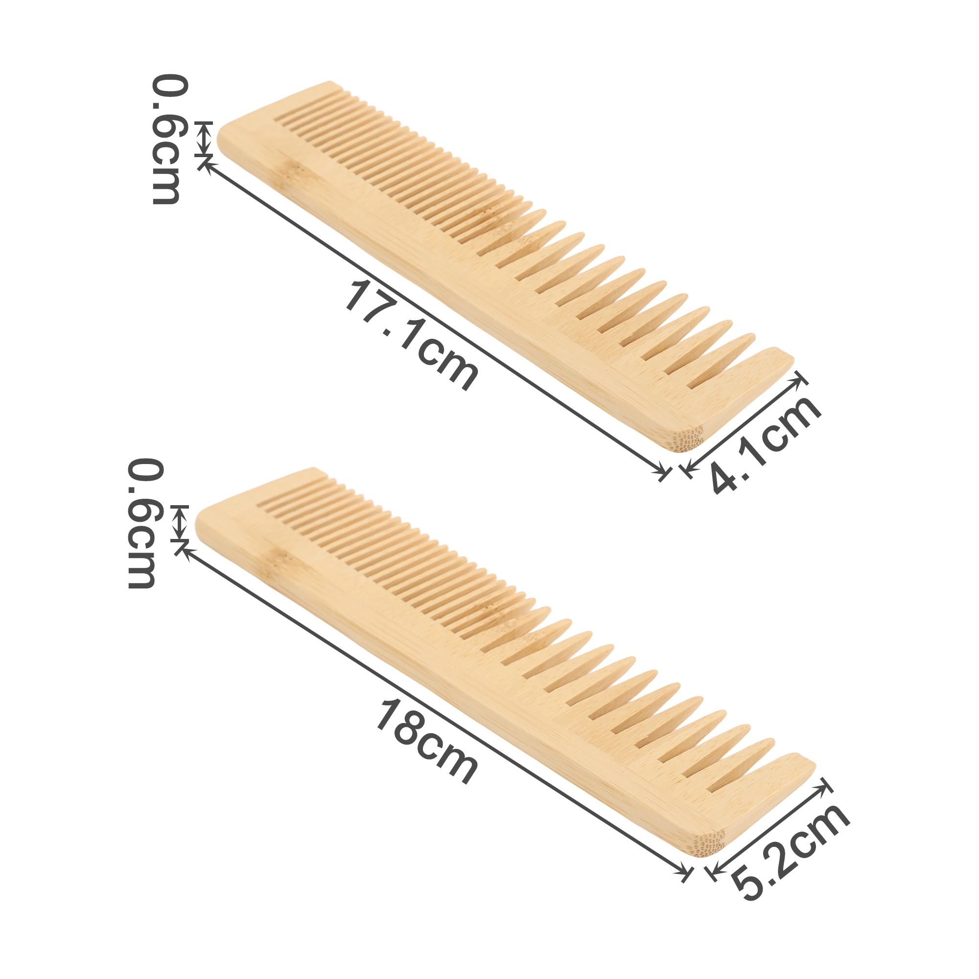 Blended-Tooth Bamboo Comb - Image 4