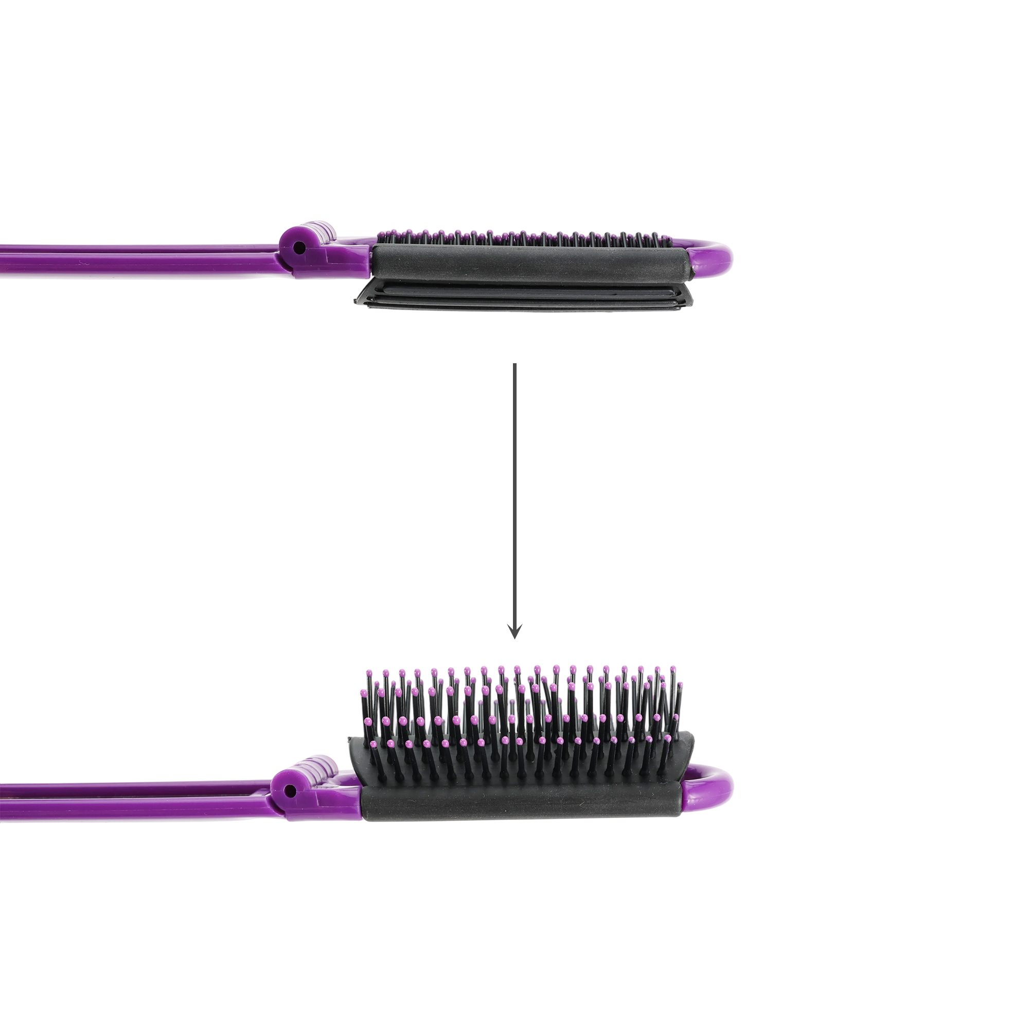 Folding Hair Brush With Mirror - Image 10