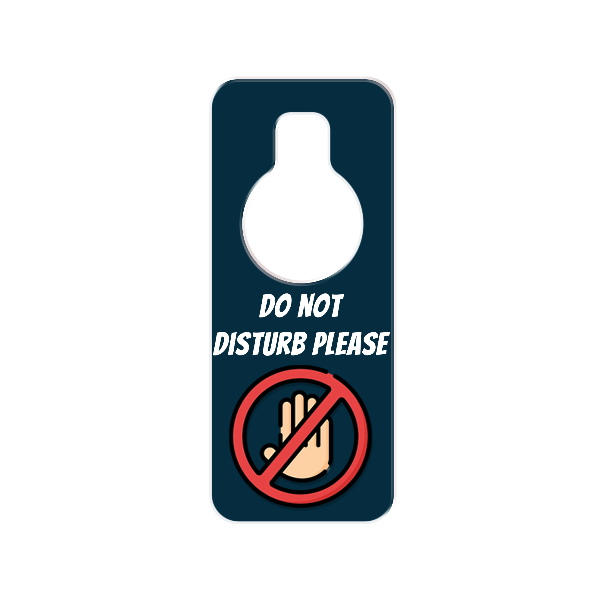 Custom Shape Acrylic Door Hanger - Image 6
