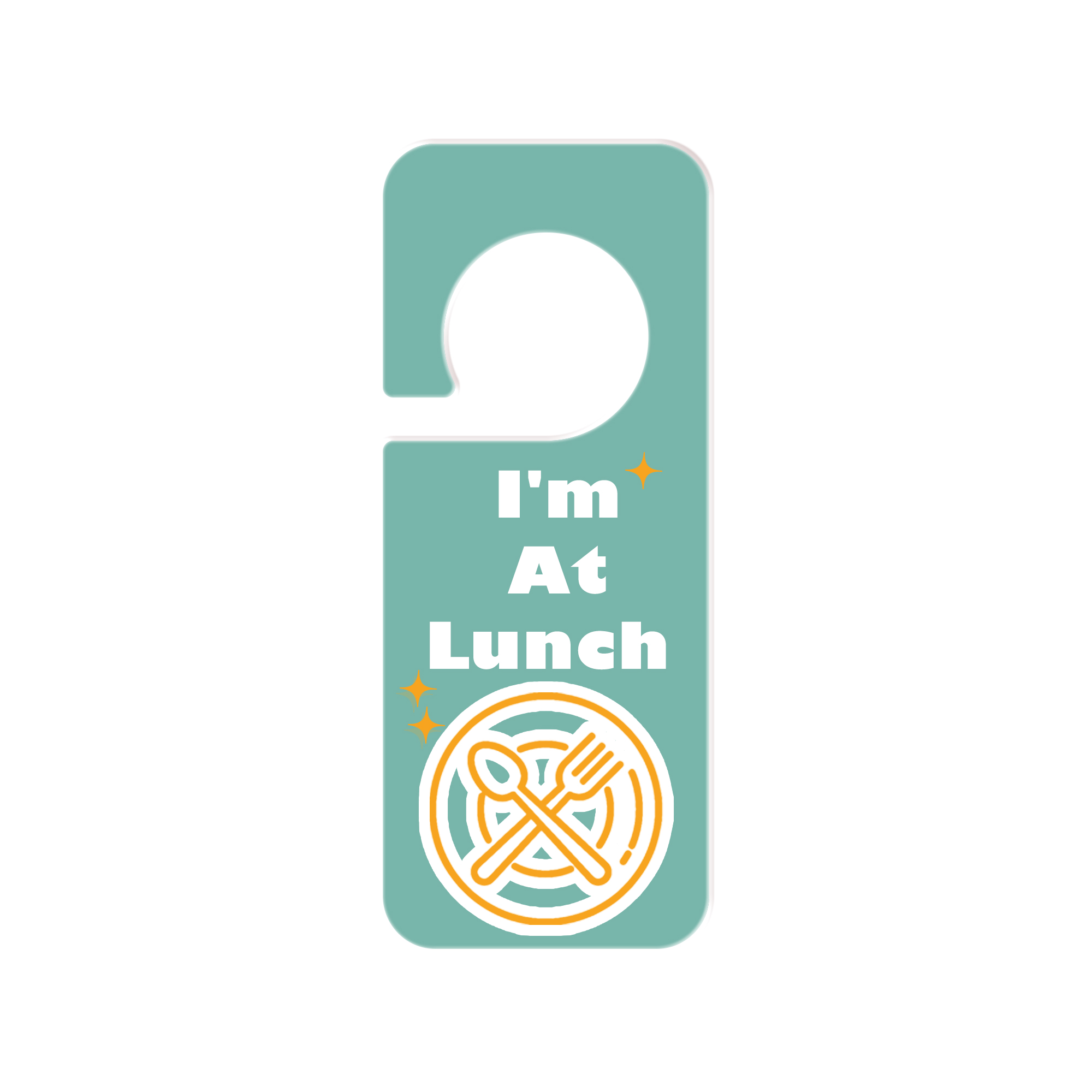 Custom Shape Acrylic Door Hanger - Image 7