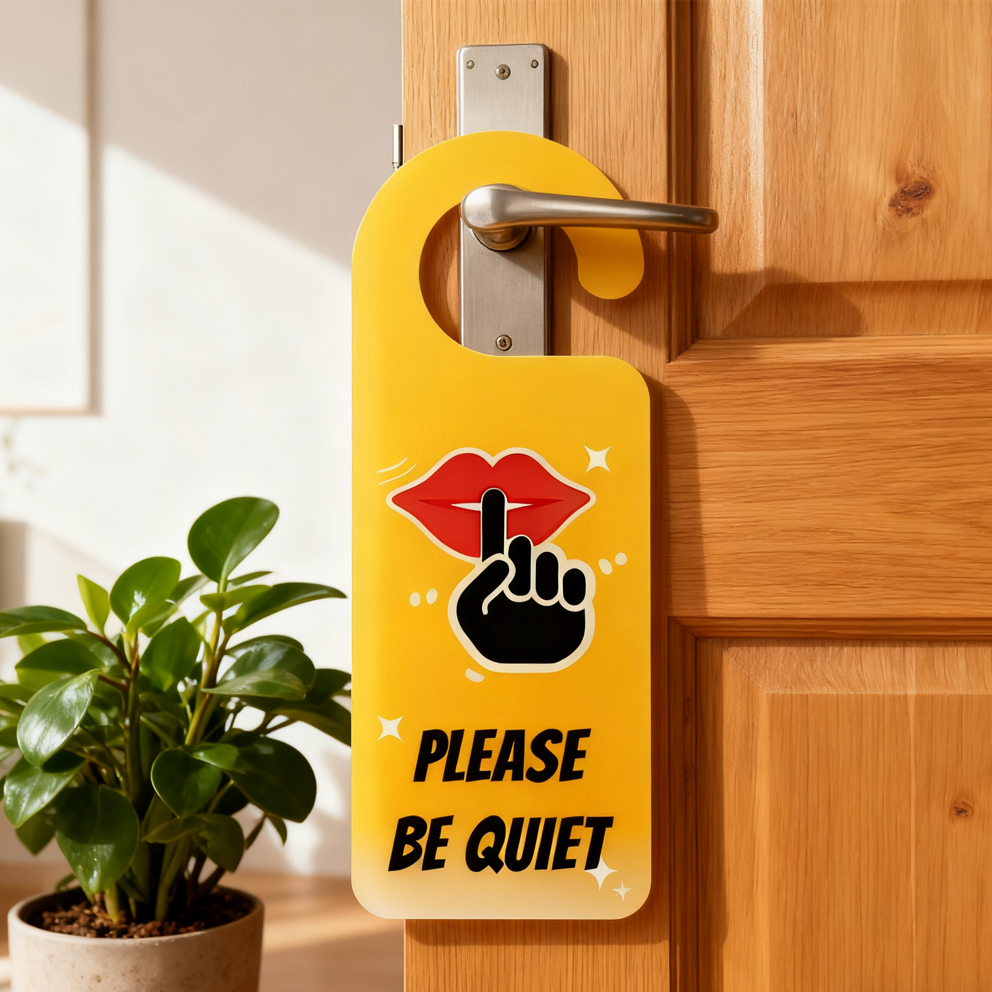 Custom Shape Acrylic Door Hanger - Image 13