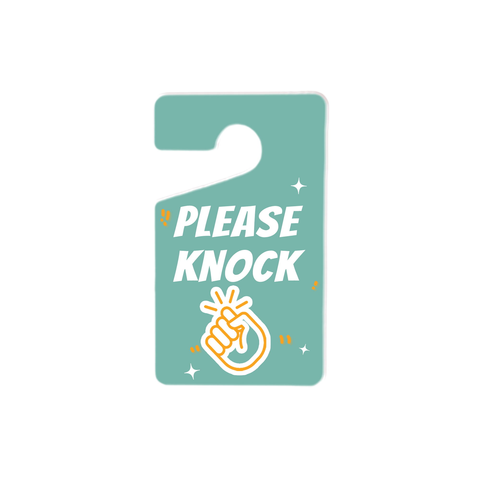 Custom Shape Acrylic Door Hanger - Image 8