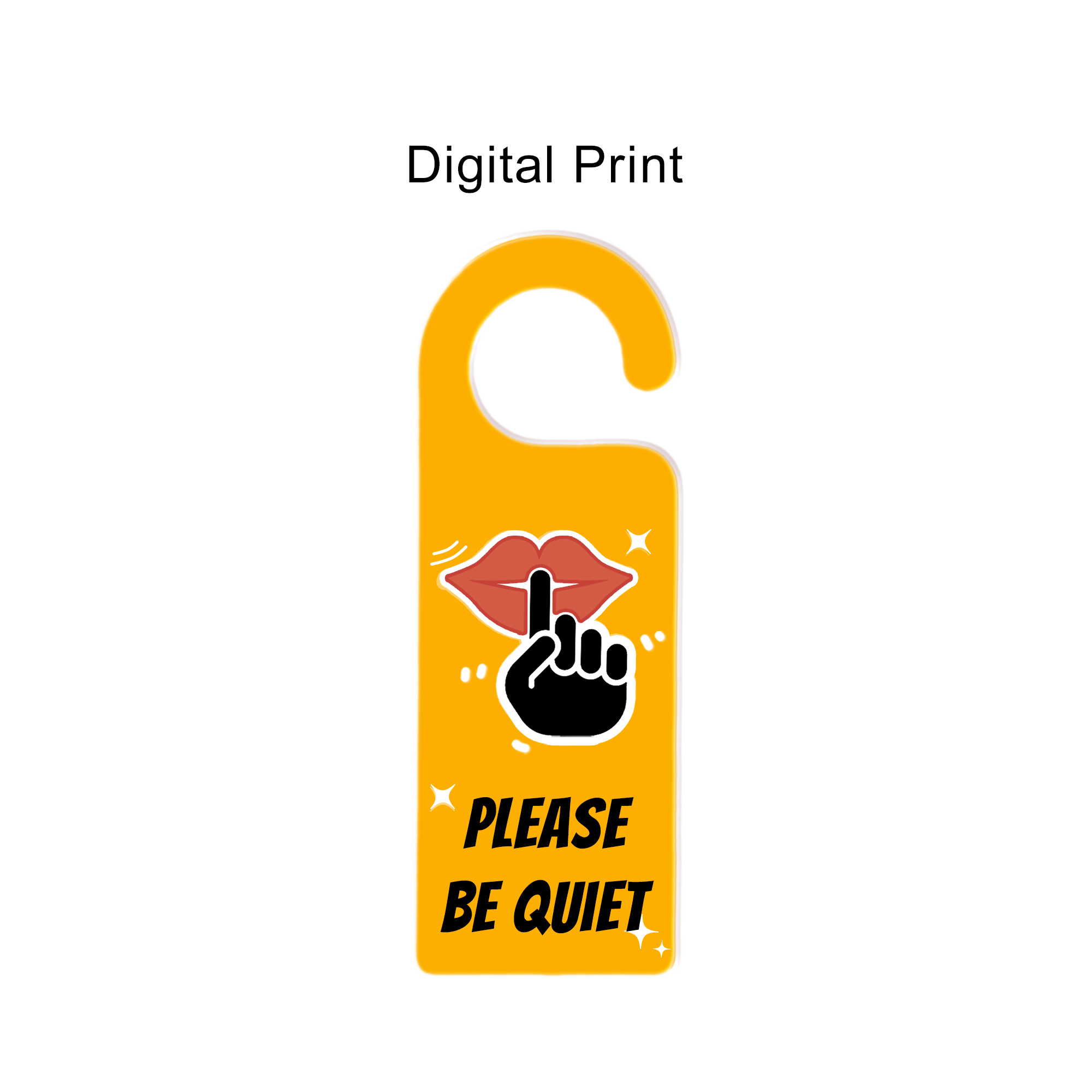 Custom Shape Acrylic Door Hanger - Image 10