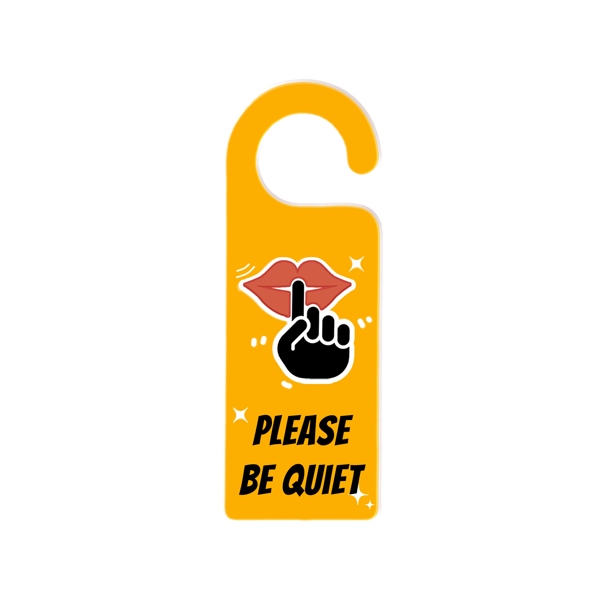 Custom Shape Acrylic Door Hanger - Image 2