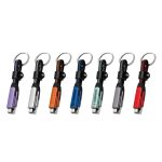 60W 6-in-1 Braided Charging Cable with Keyring