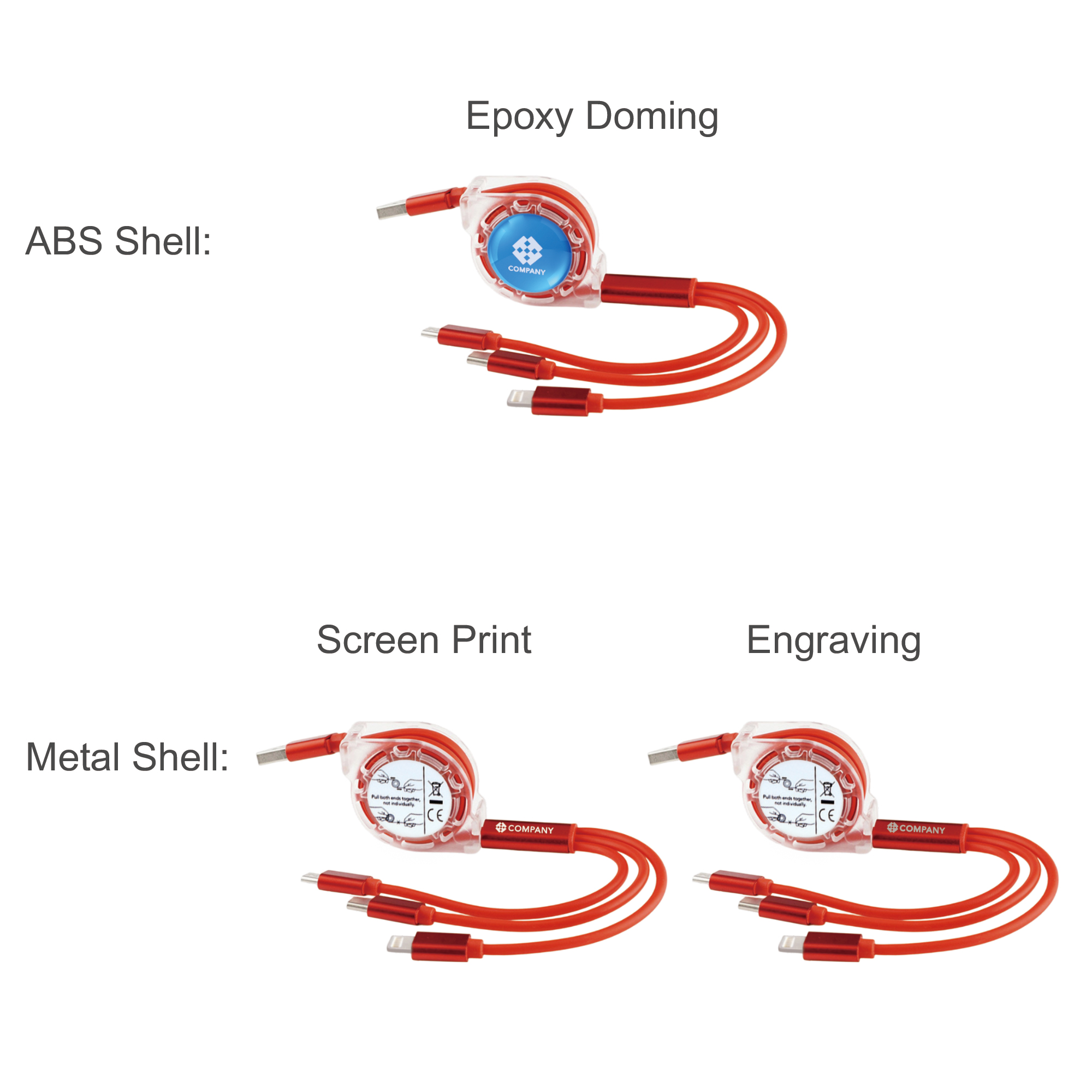 3-in-1 Retractable Charging Cable - Image 11
