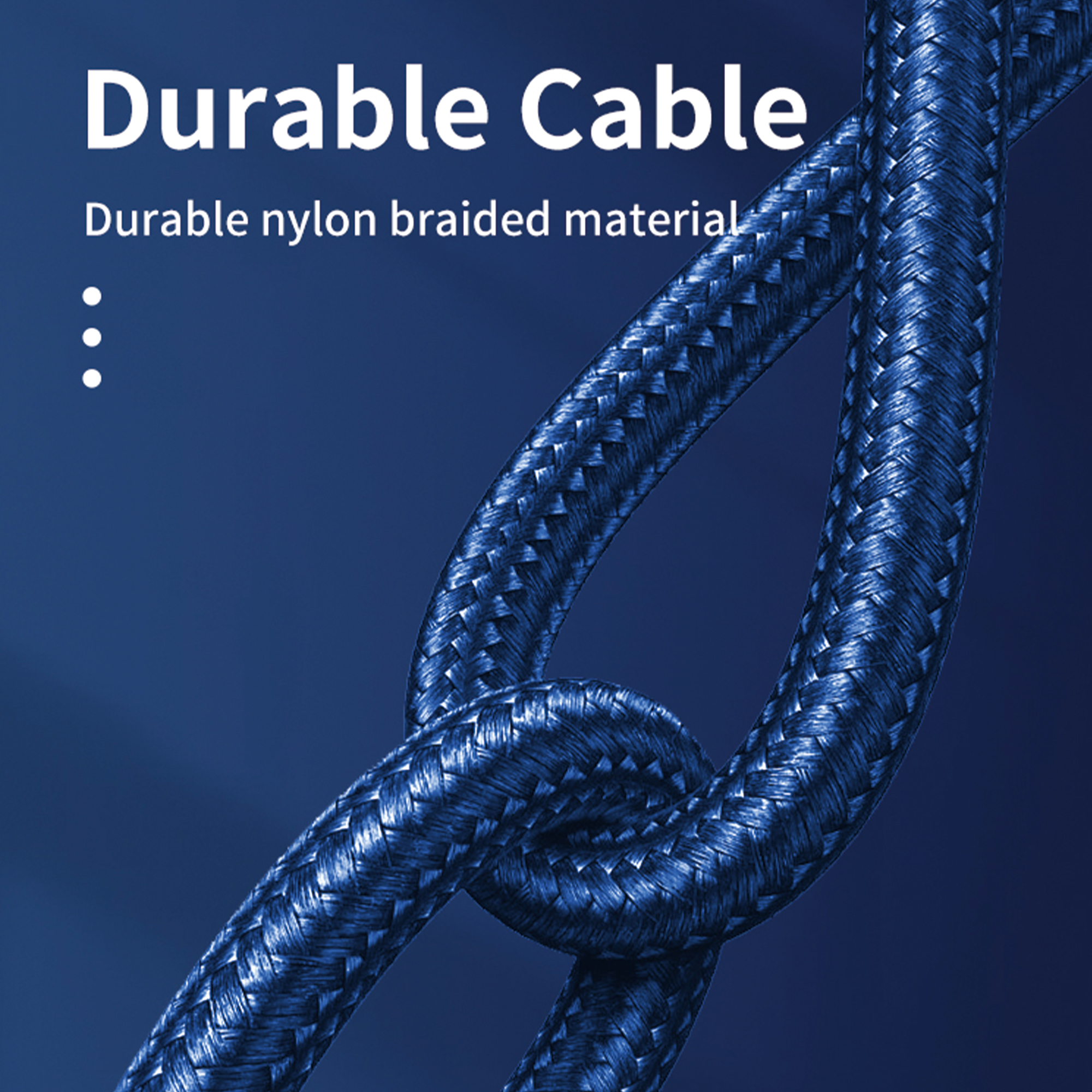 60W Long 4-in-1 Braided Charging Cable - Image 11