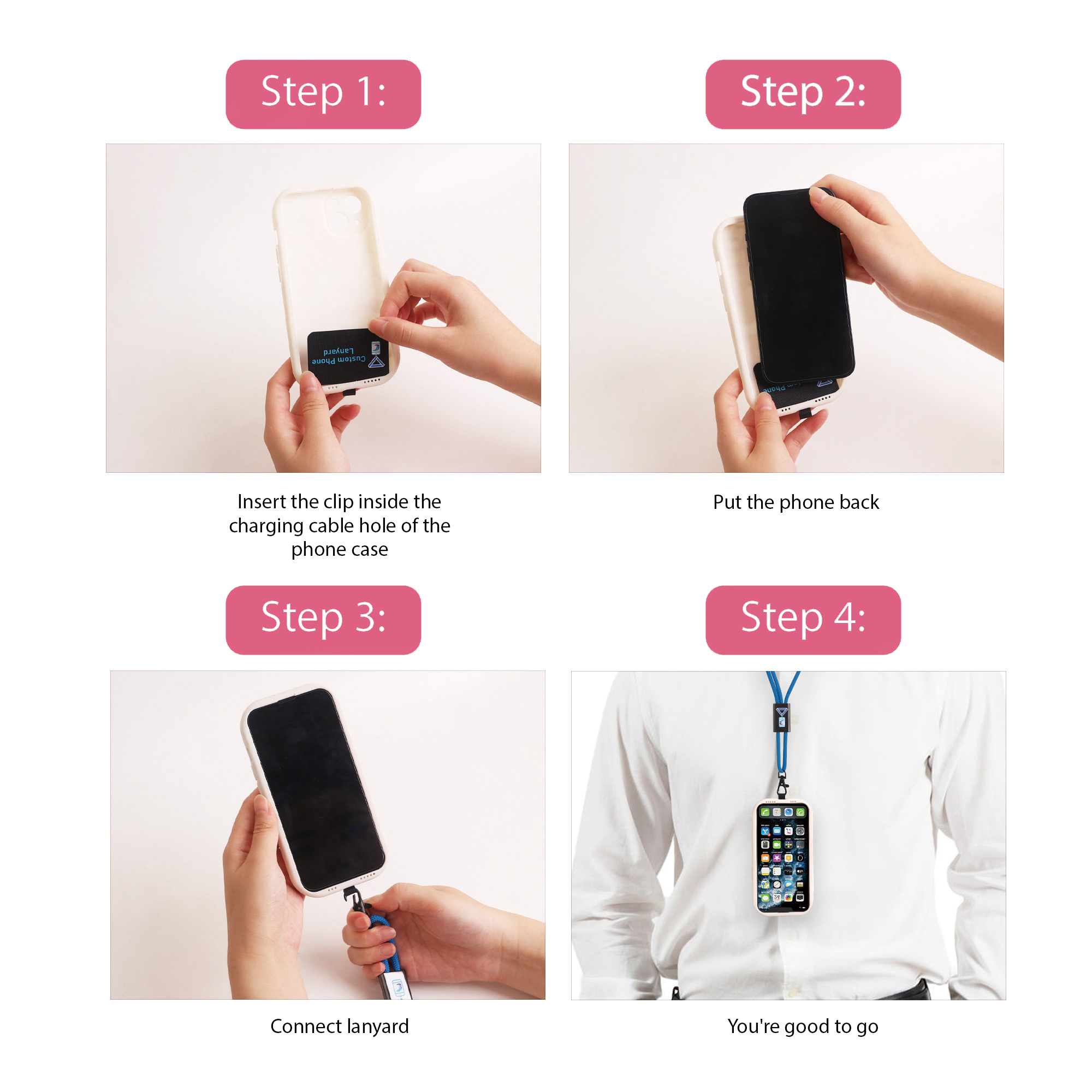 60W 4-in-1 Charging Phone Lanyard - Image 11