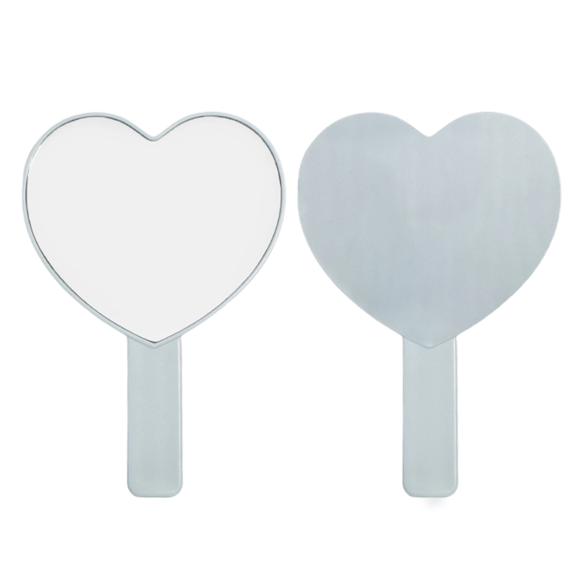 Heart-Shaped Handheld Mirror with Handle - Image 6