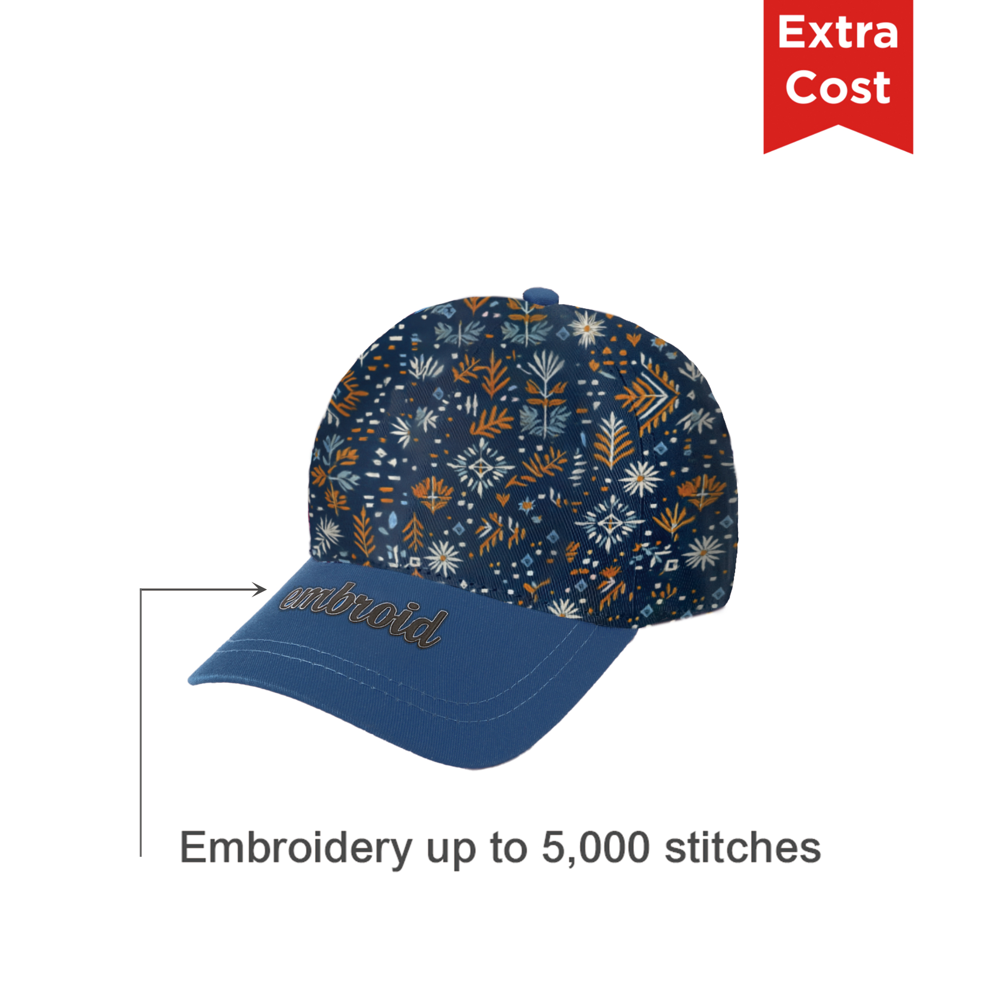 5 Panel Custom Peak Cap - Image 6