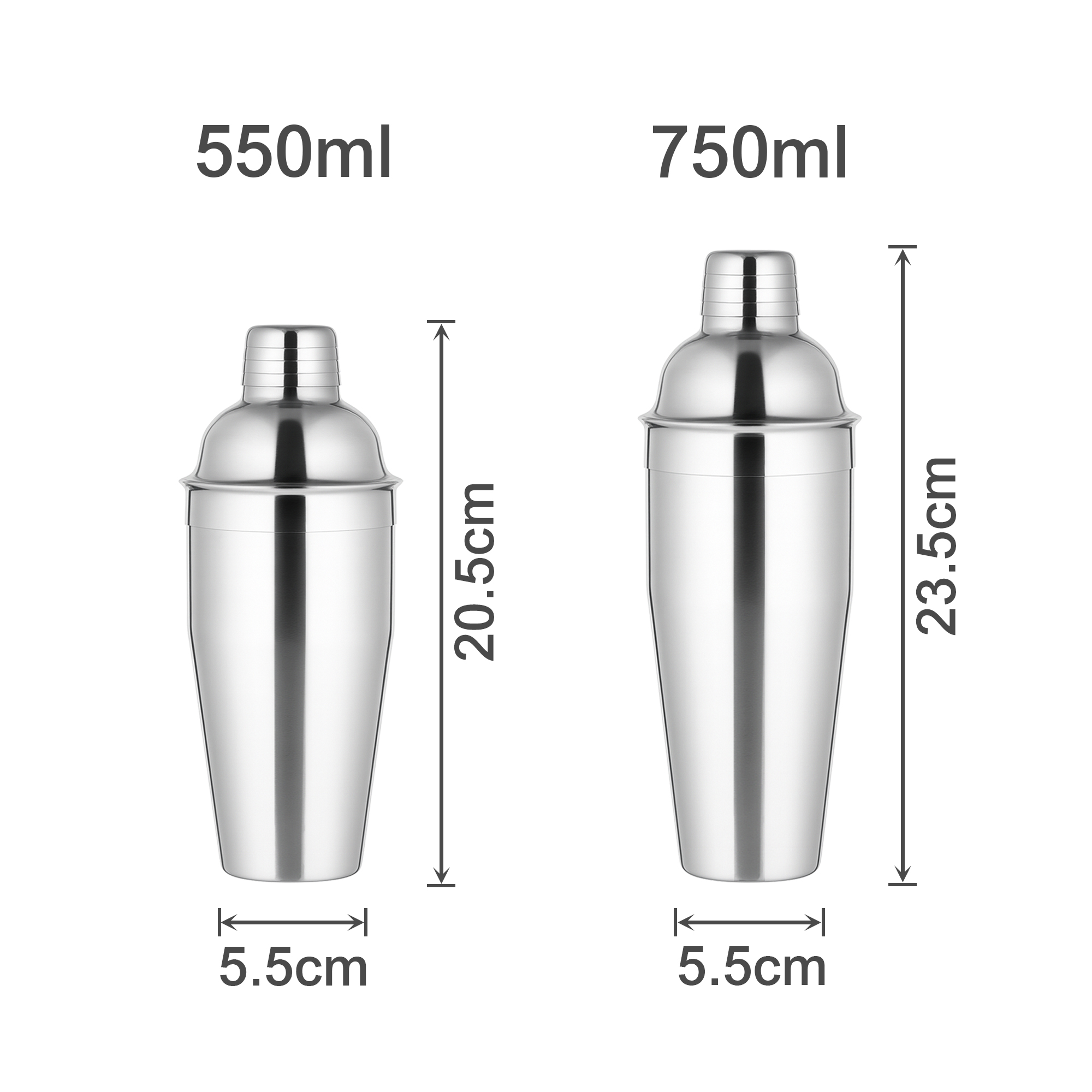 Stainless Steel Cocktail Shaker - Image 4
