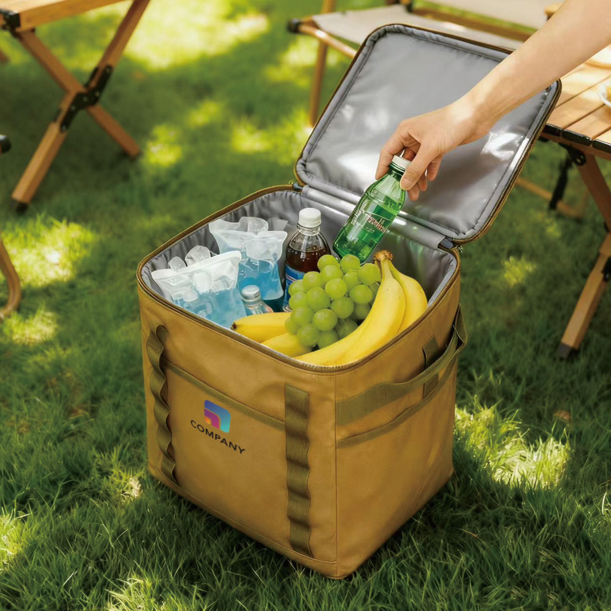 40L Foldable Insulated Cooler Bag - Image 6