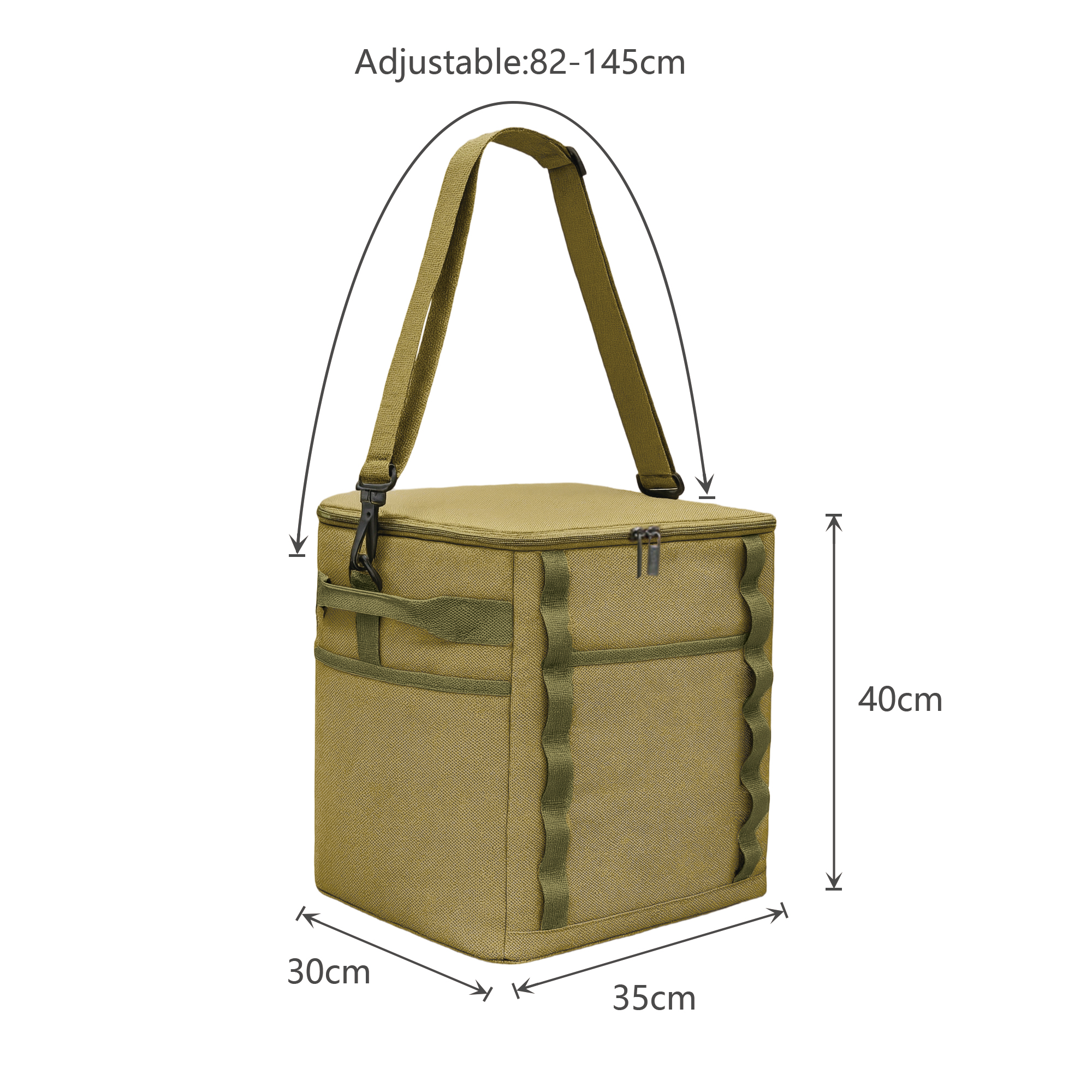 40L Foldable Insulated Cooler Bag - Image 3