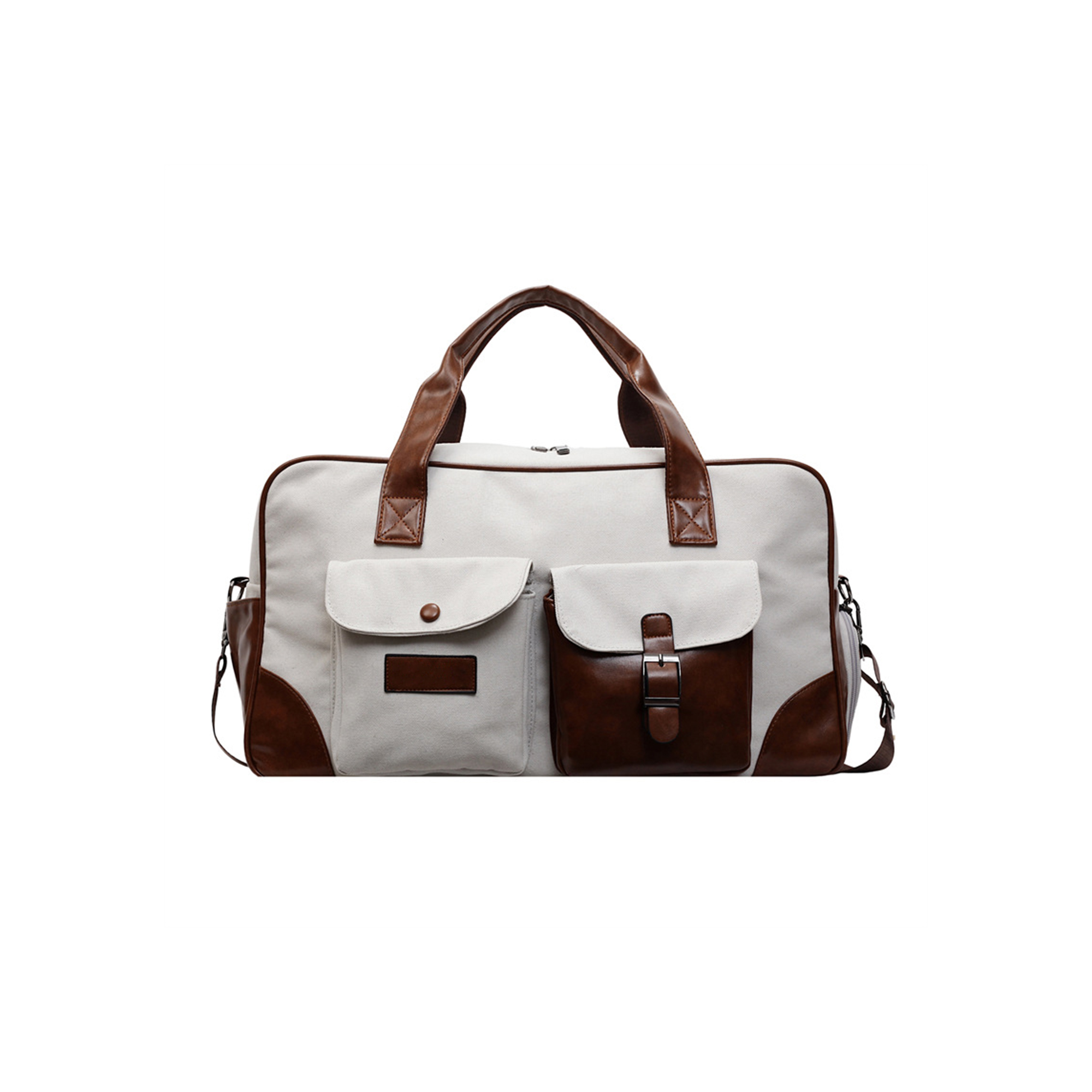 Vintage Canvas Duffle Bag - Image 4