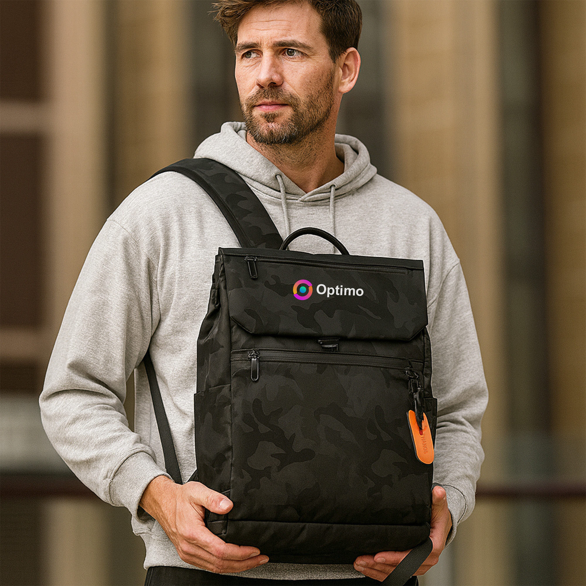 Flap Laptop Backpack - Image 11