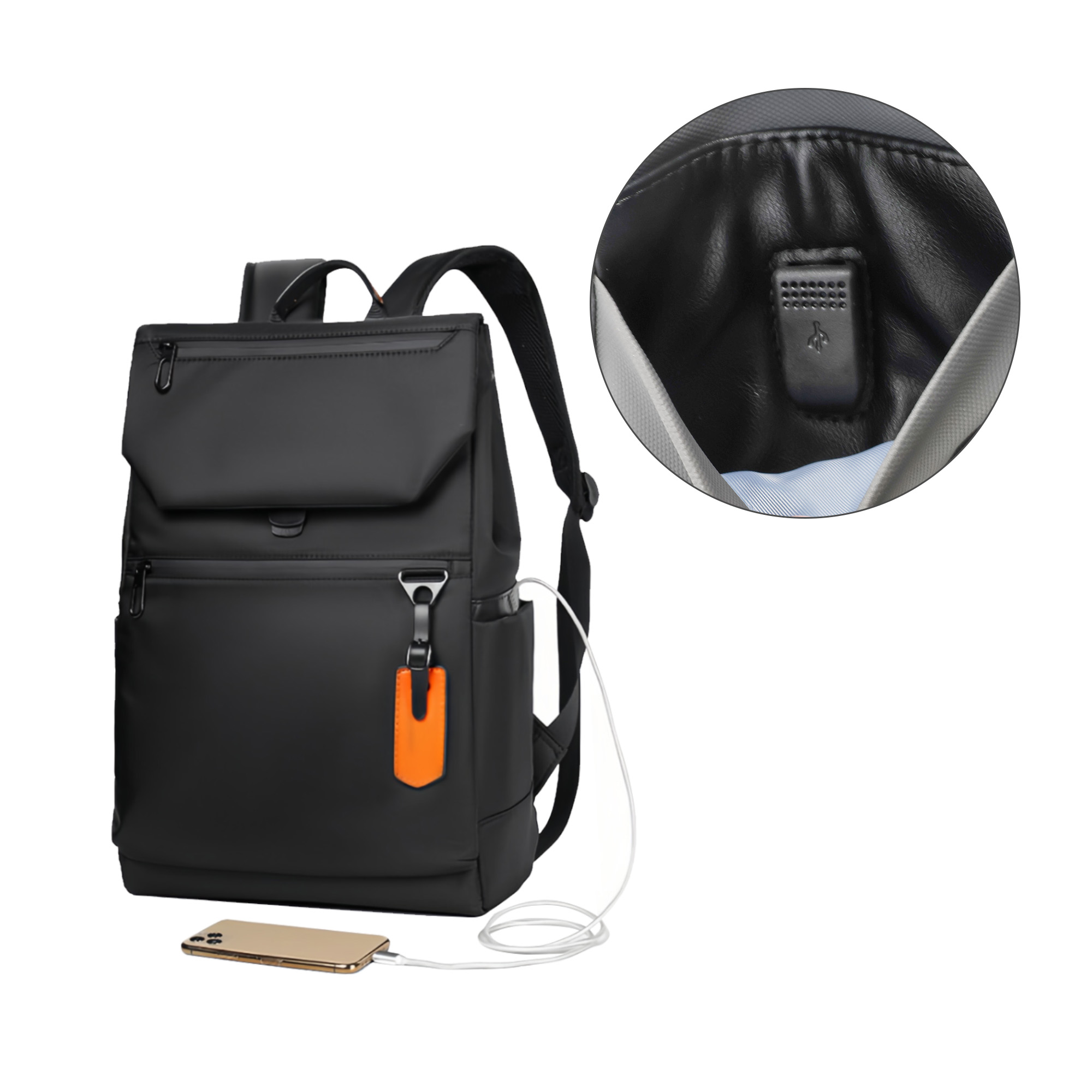 Flap Laptop Backpack - Image 8
