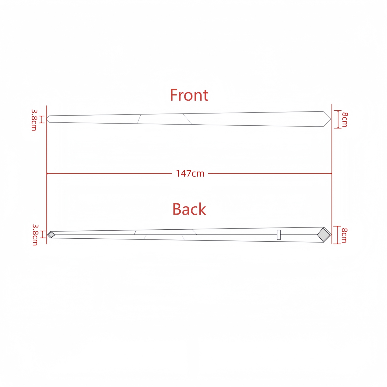 8cm Wide 100% Polyester Printed Tie - Image 6
