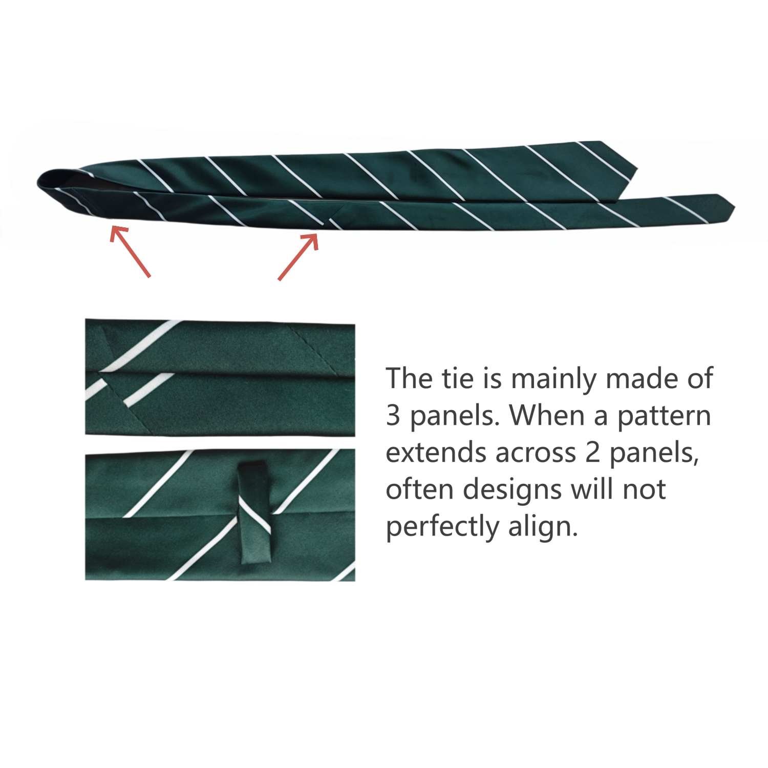 8cm Wide 100% Polyester Printed Tie - Image 5