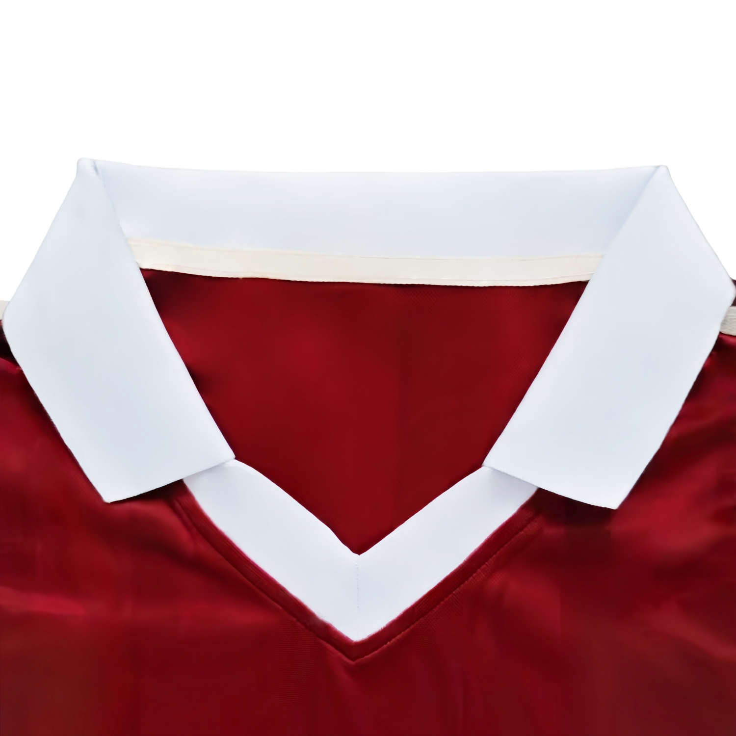 100% Polyester Milk Silk Unisex Sublimation Retro Loog Sleeves POLO Football Jersey - Image 3