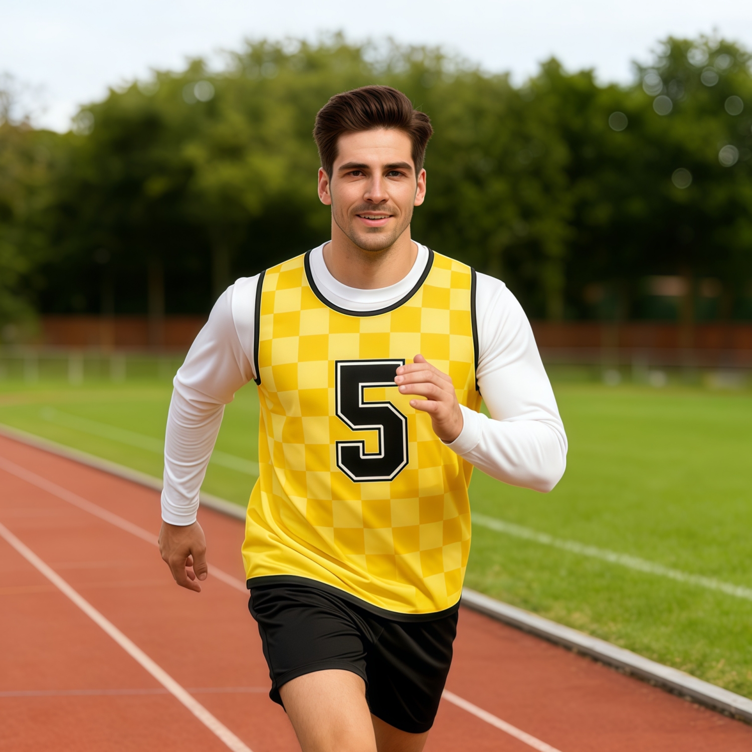 100% Polyester Mercerized Sublimated Training Bib - Image 2