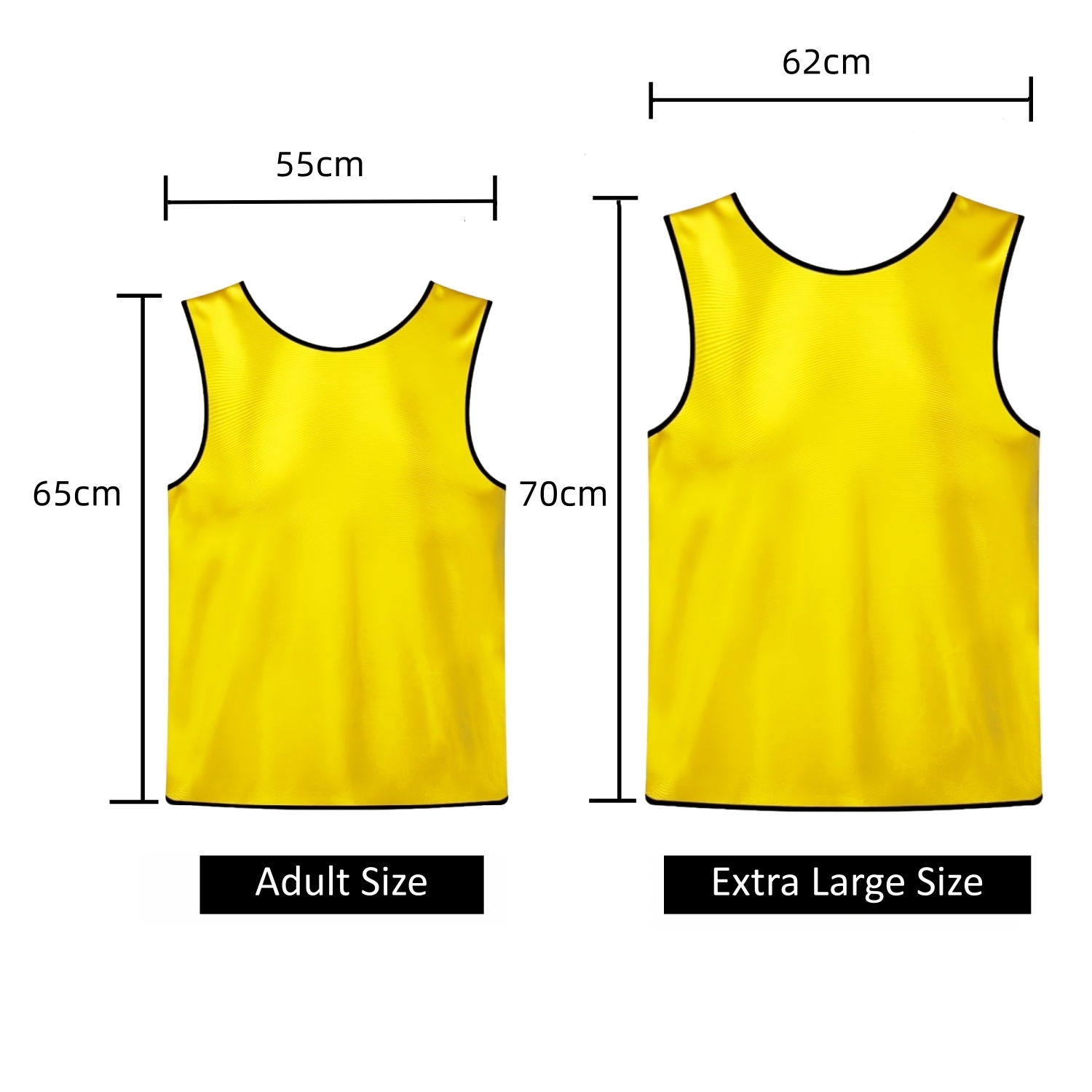 100% Polyester Mercerized Sublimated Training Bib - Image 4