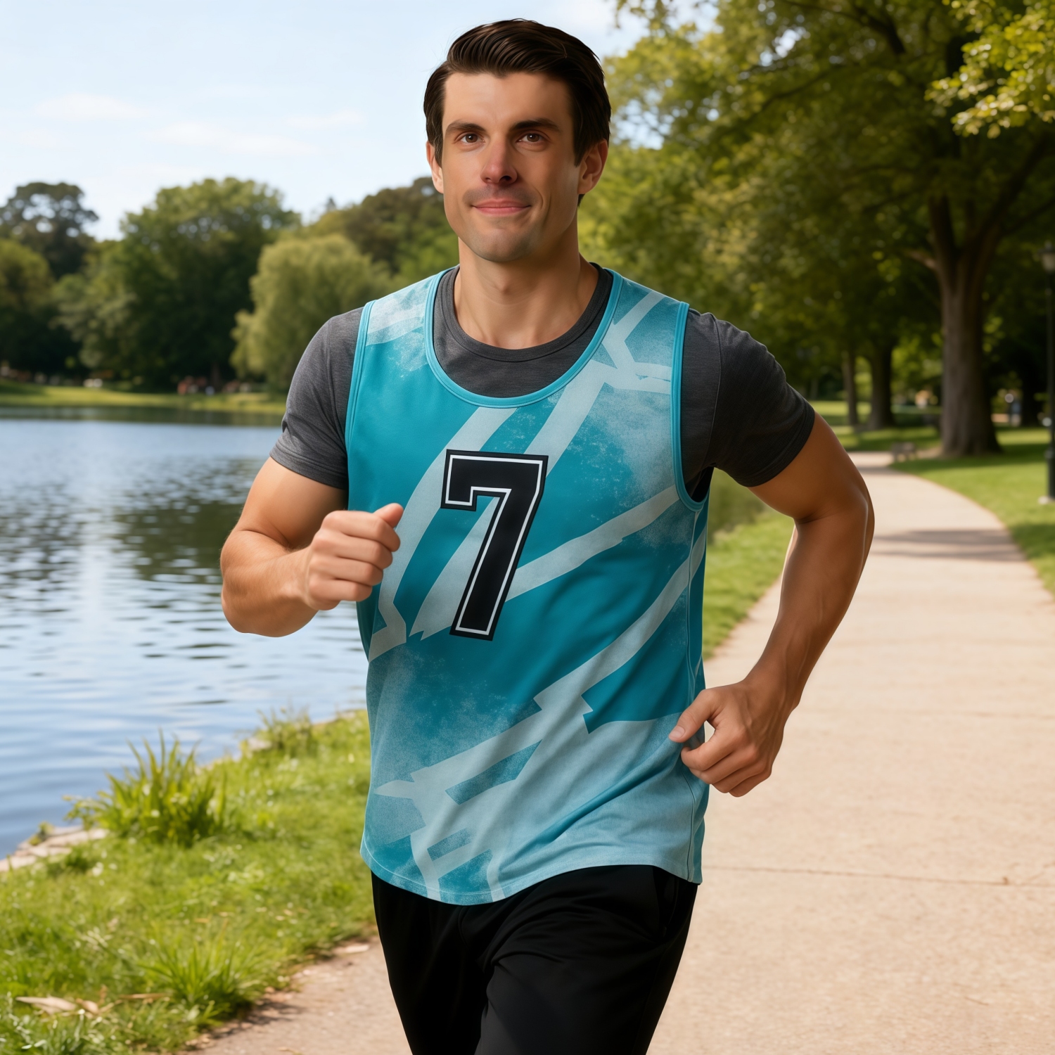 100% Polyester Mesh Sublimated Training Bib - Image 2