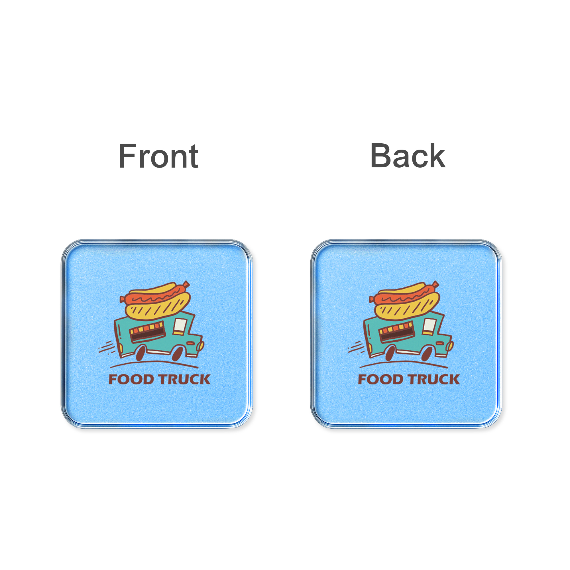 Custom Clear Acrylic Coaster - Image 4