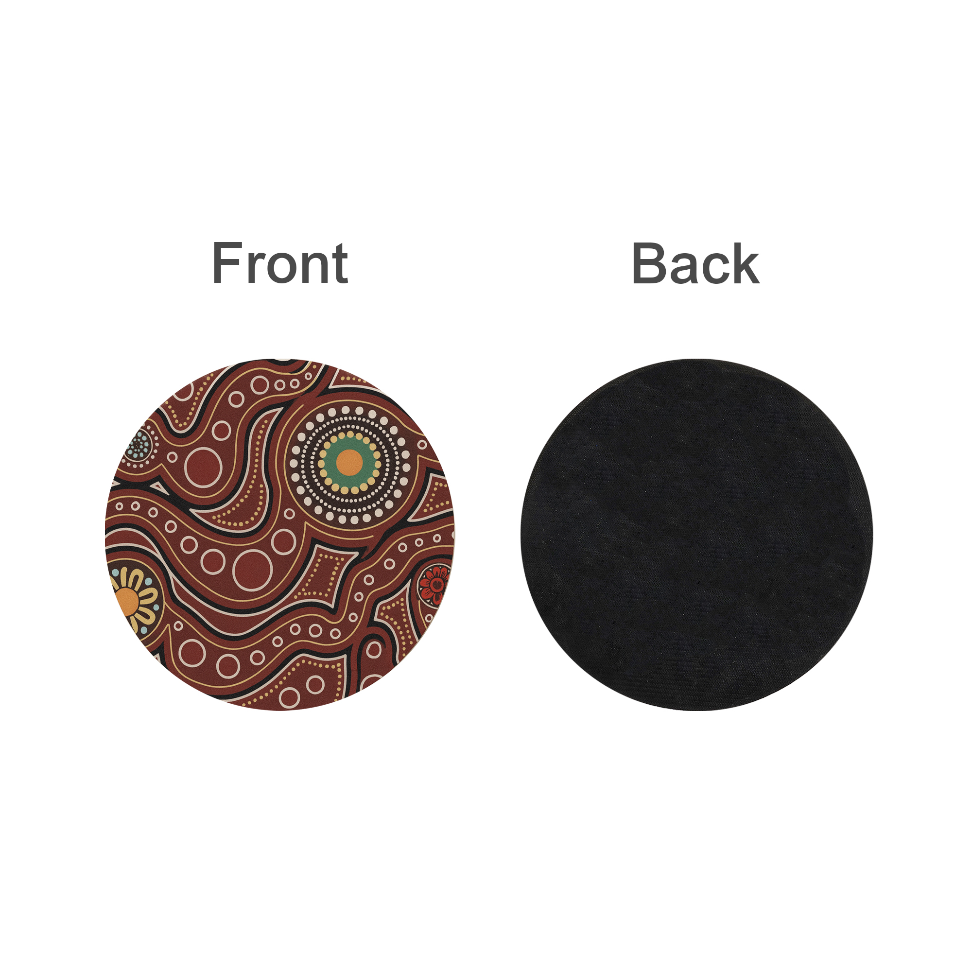 Round Soft Diatomaceous Coaster - Image 2