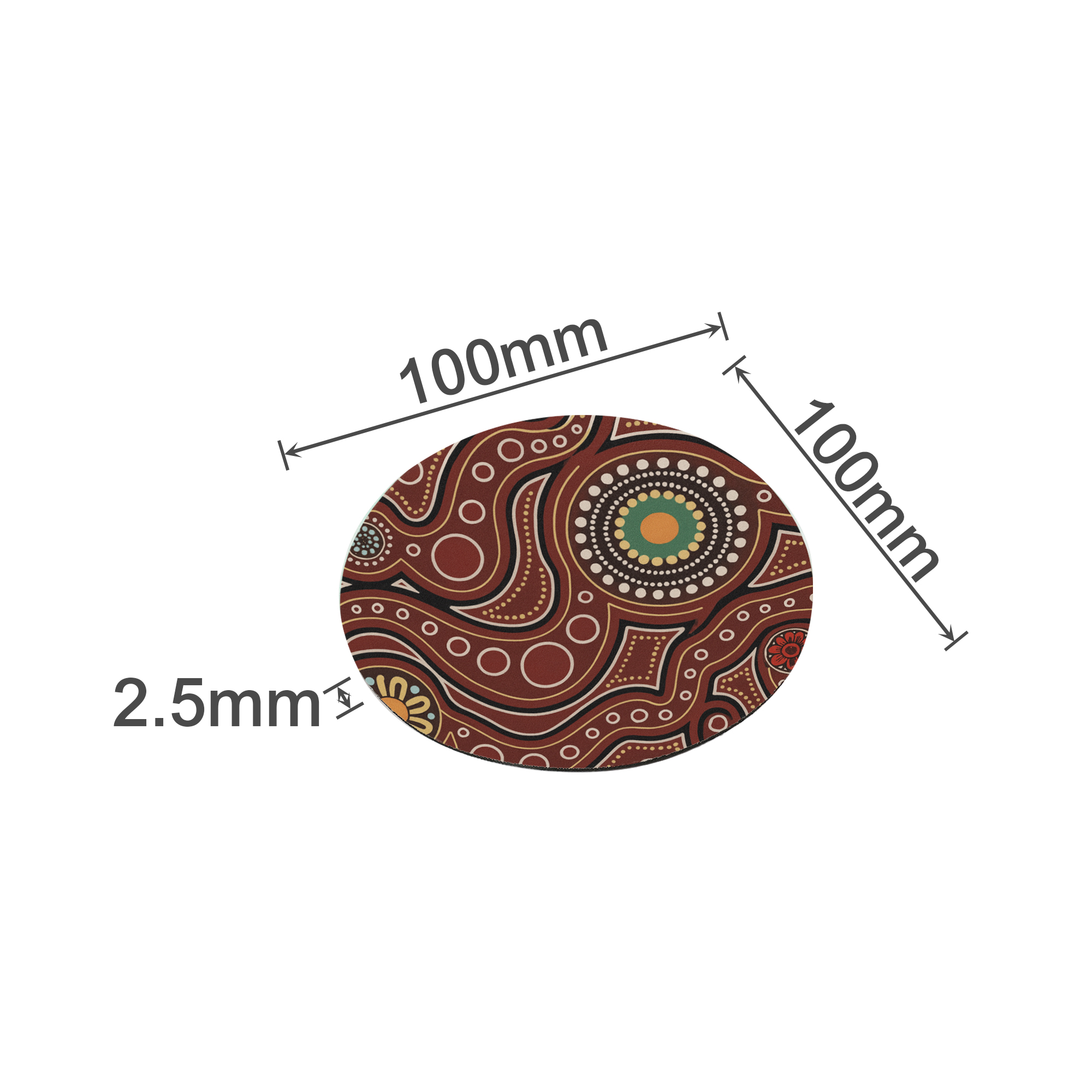 Round Soft Diatomaceous Coaster - Image 3