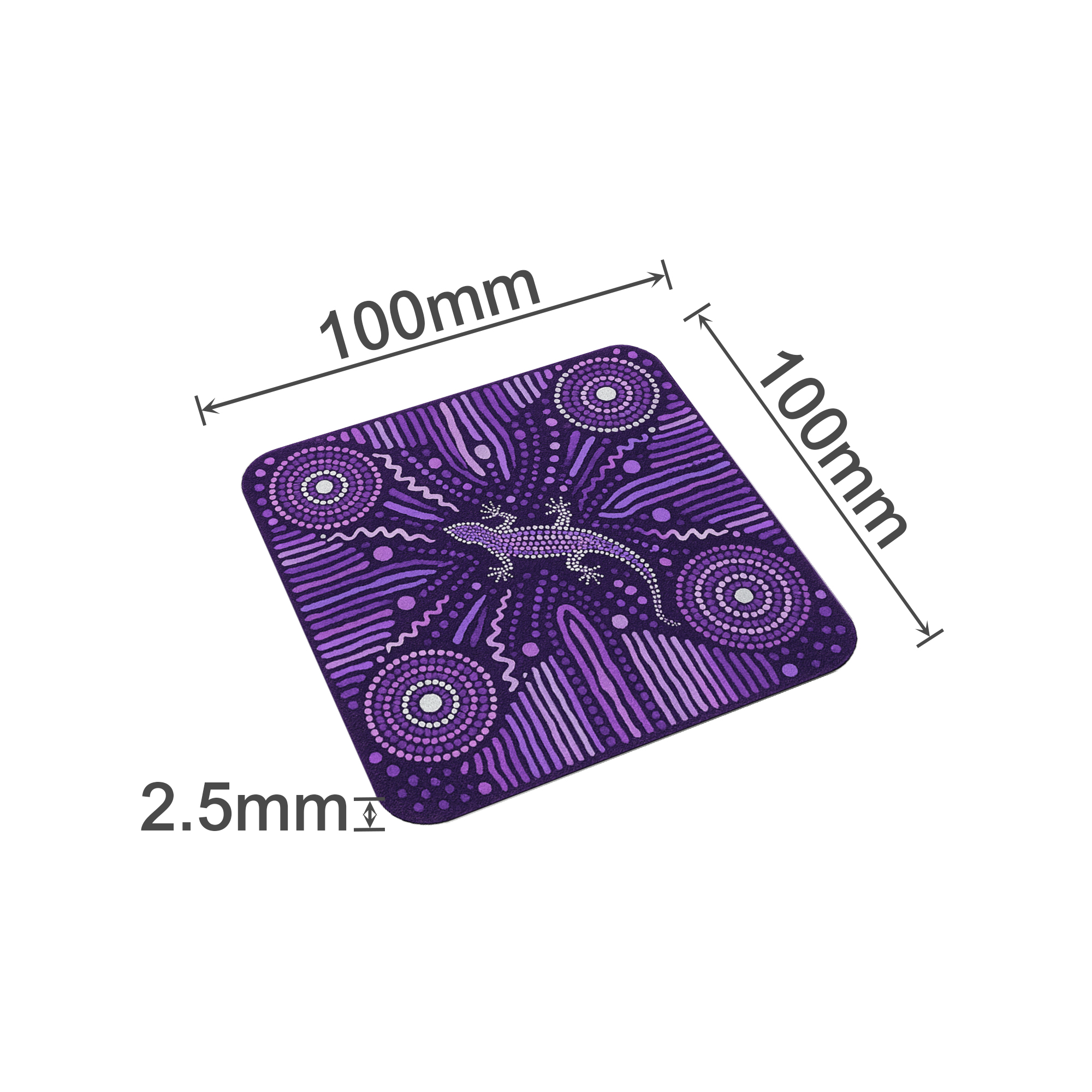 Square Soft Diatomaceous Coaster - Image 3