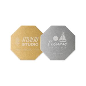 Octagonal Metal Coaster