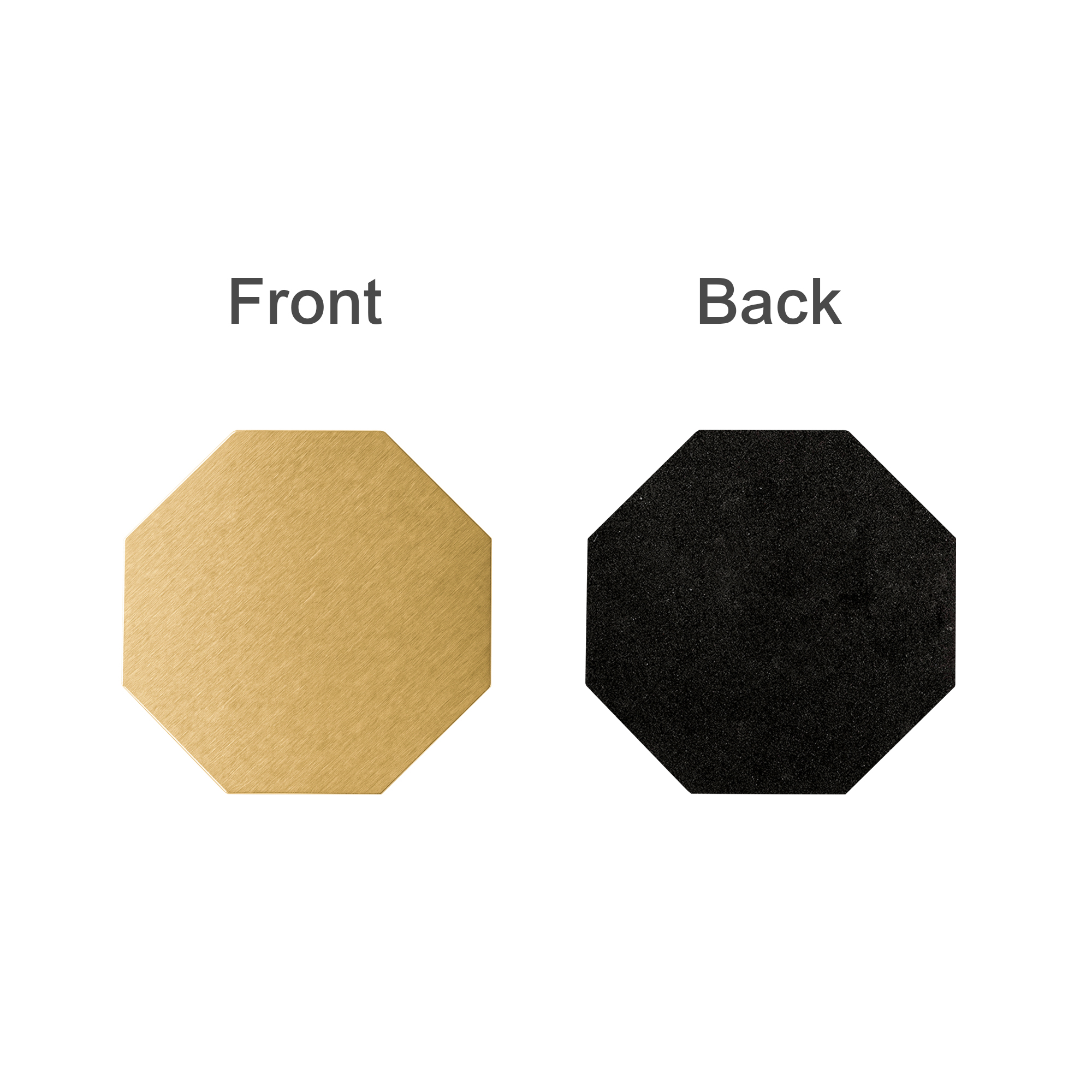 Octagonal Metal Coaster - Image 3