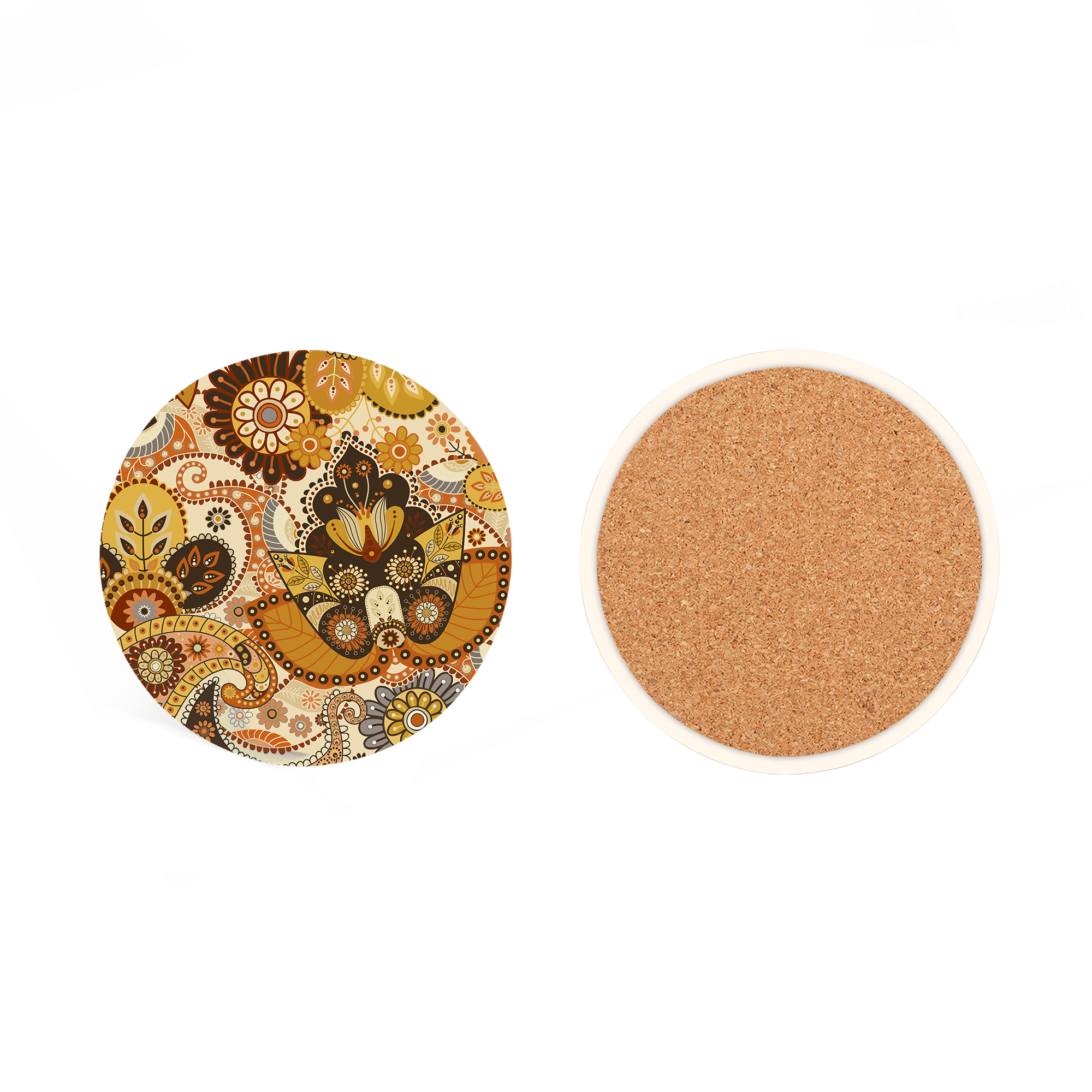 Round Ceramic Coaster - Image 2
