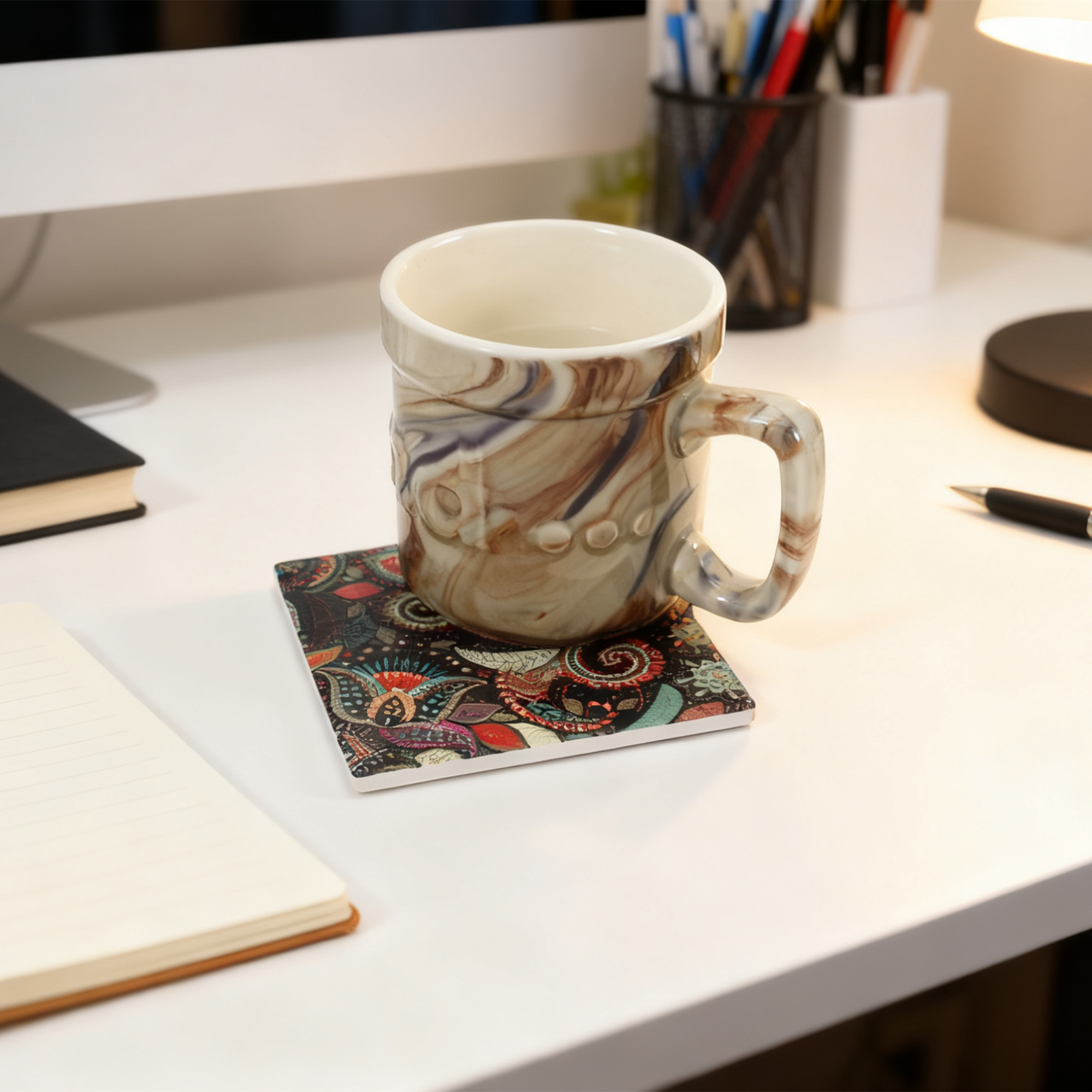 Square Ceramic Coaster - Image 6
