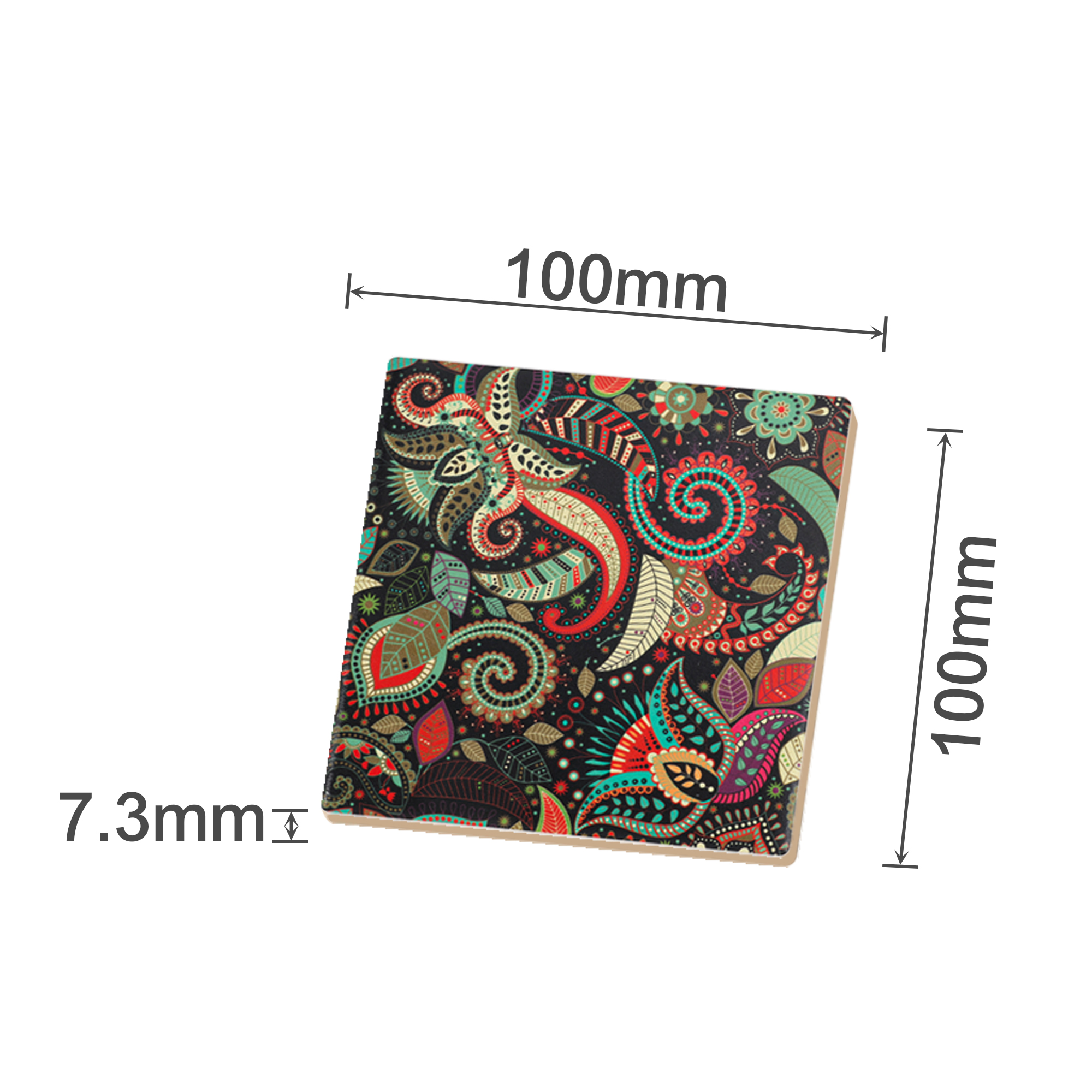 Square Ceramic Coaster - Image 3