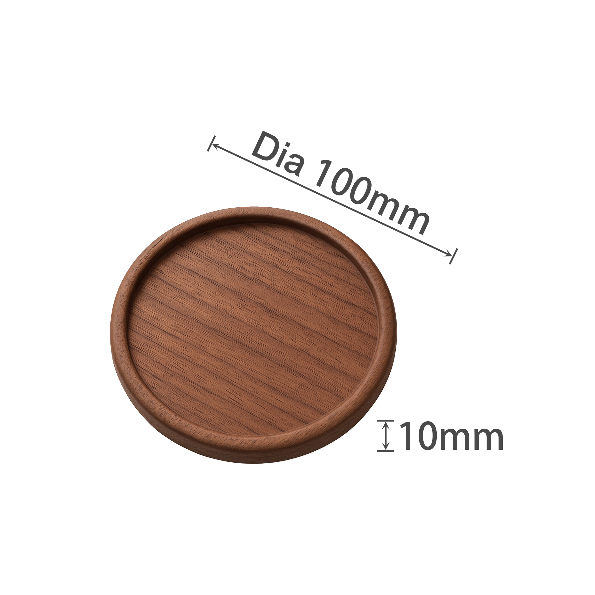 Round Wooden Coaster - Image 4