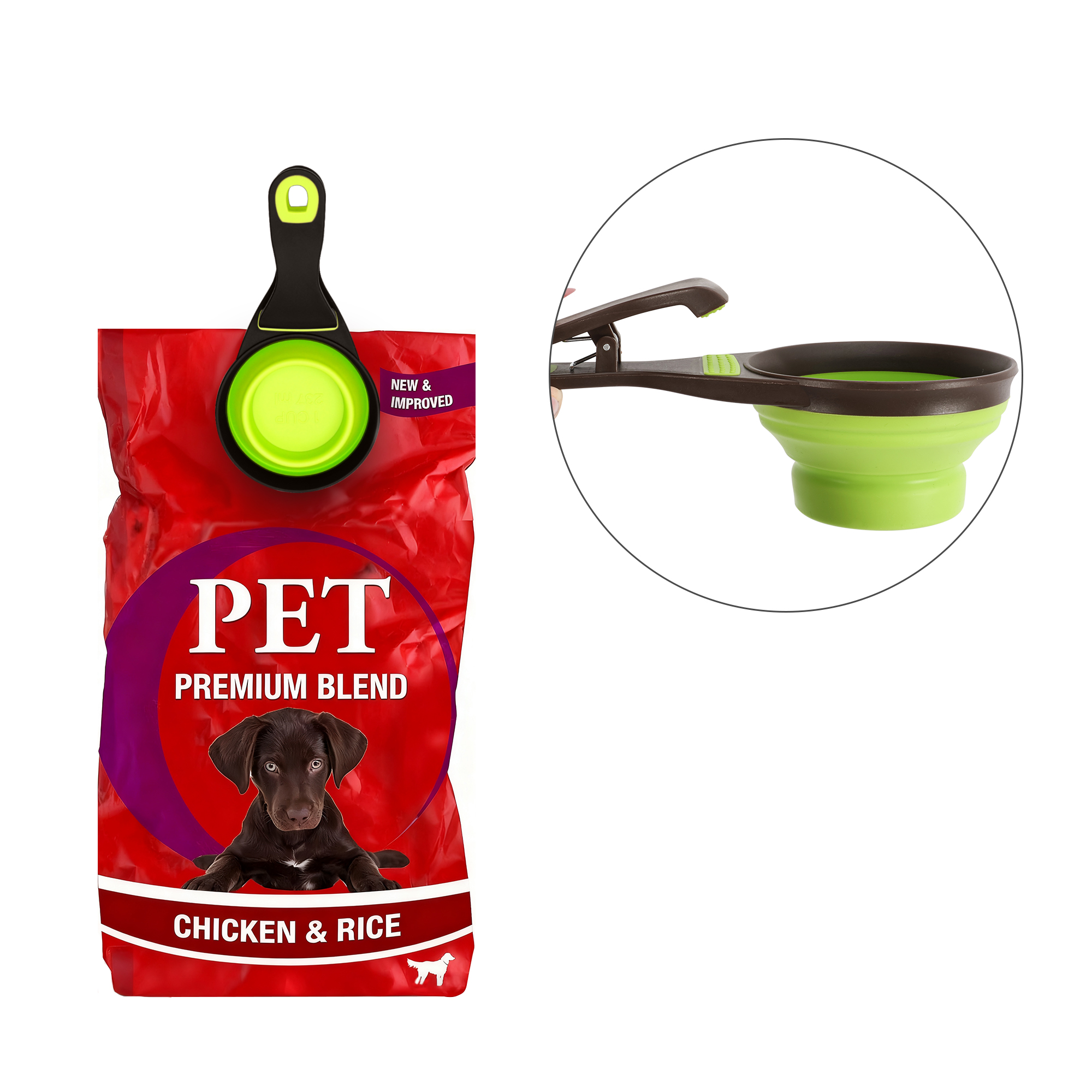 Collapsible Pet Food Scoop - Image 6