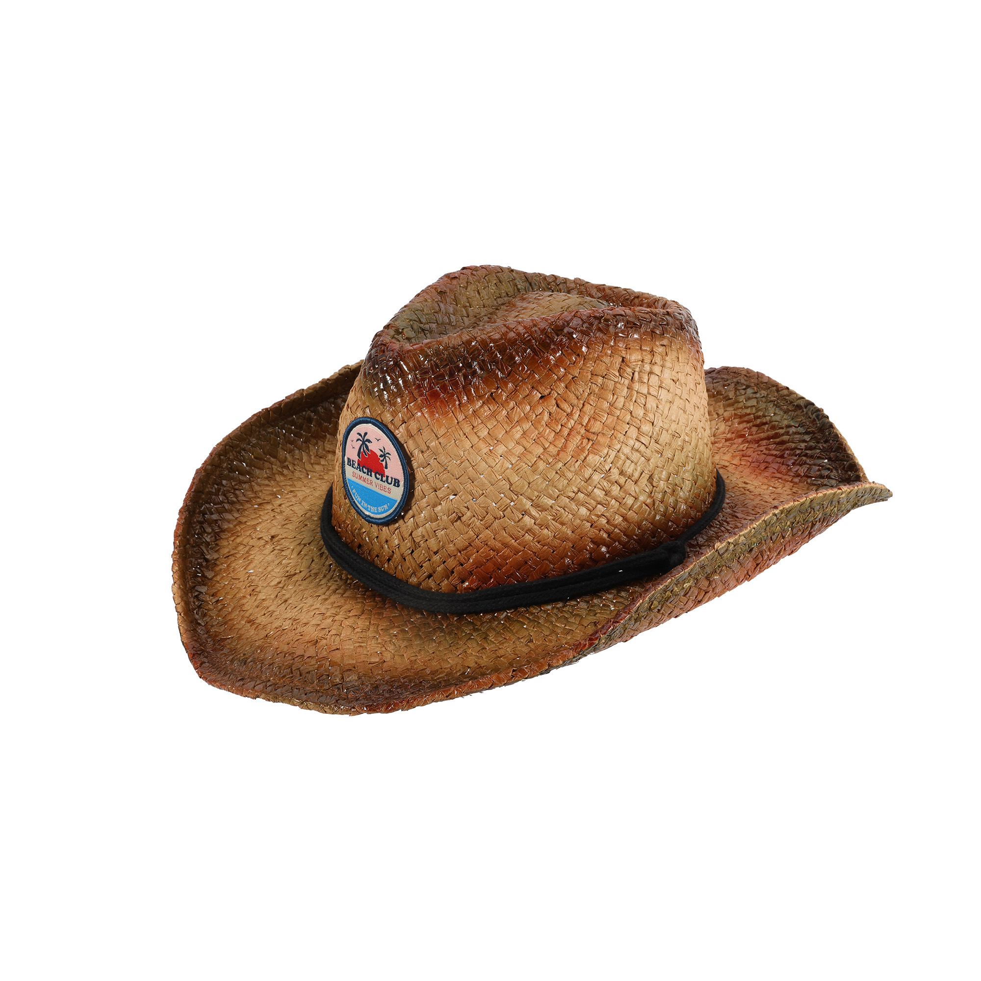 Sprayed Cowboy Straw Hats - Image 2