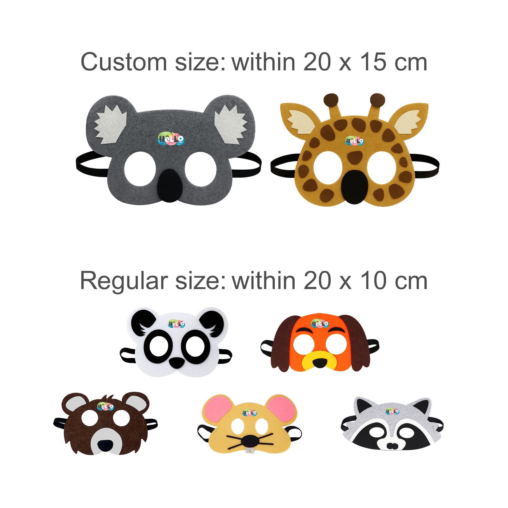 Kids Animal Felt Mask - Image 9