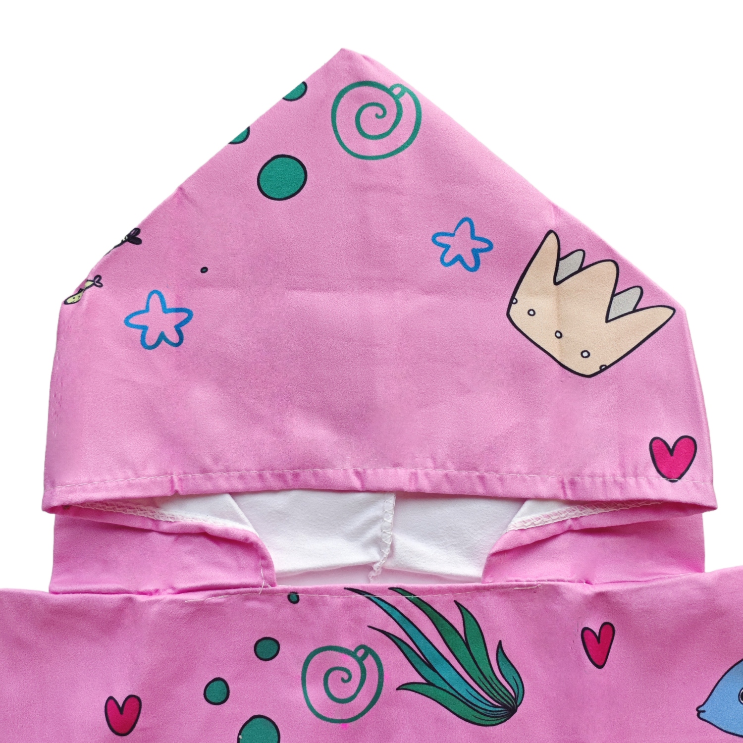 100% Double-Sided Fleece Sublimation Adults Hooded Change Towel - Image 3