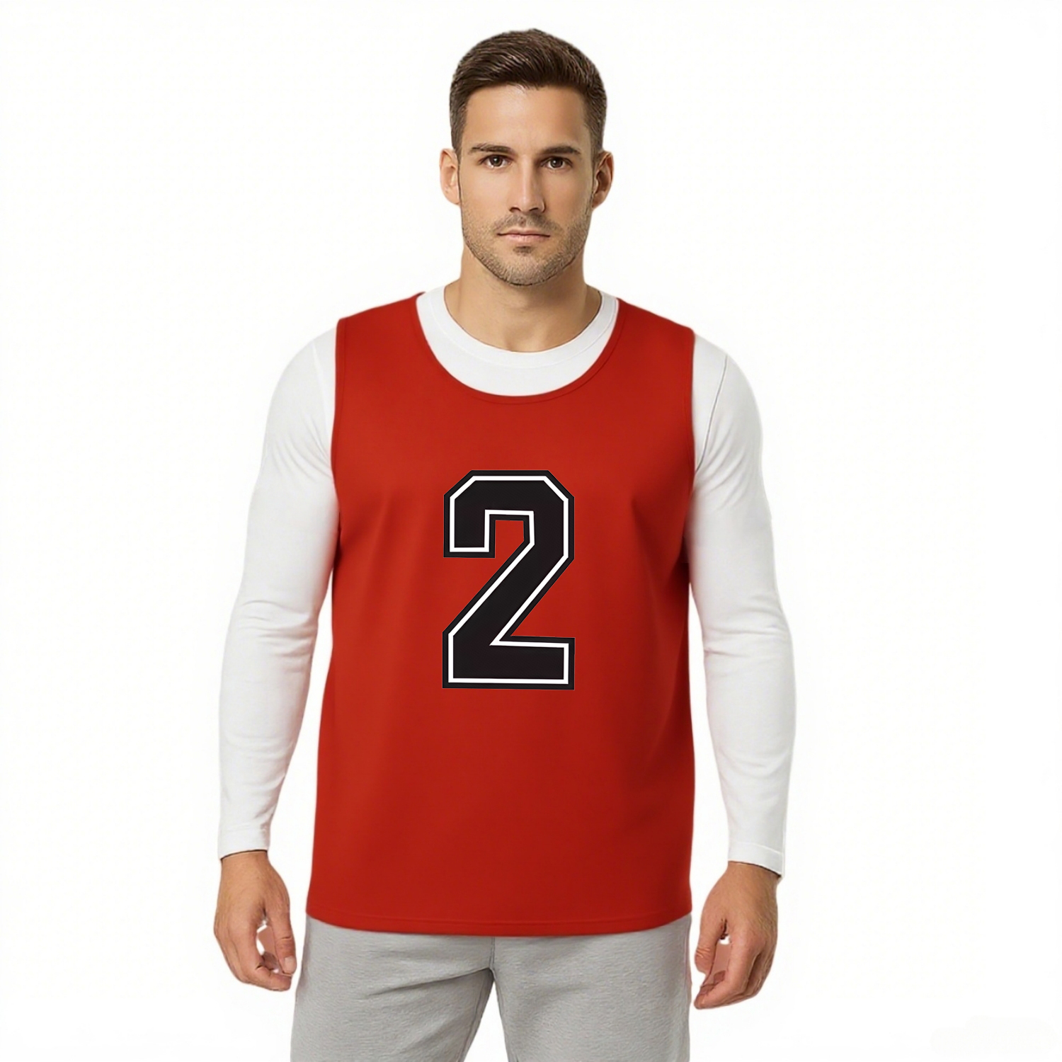 100% Polyester Mesh Sublimated Reversible Training Bib - Image 2